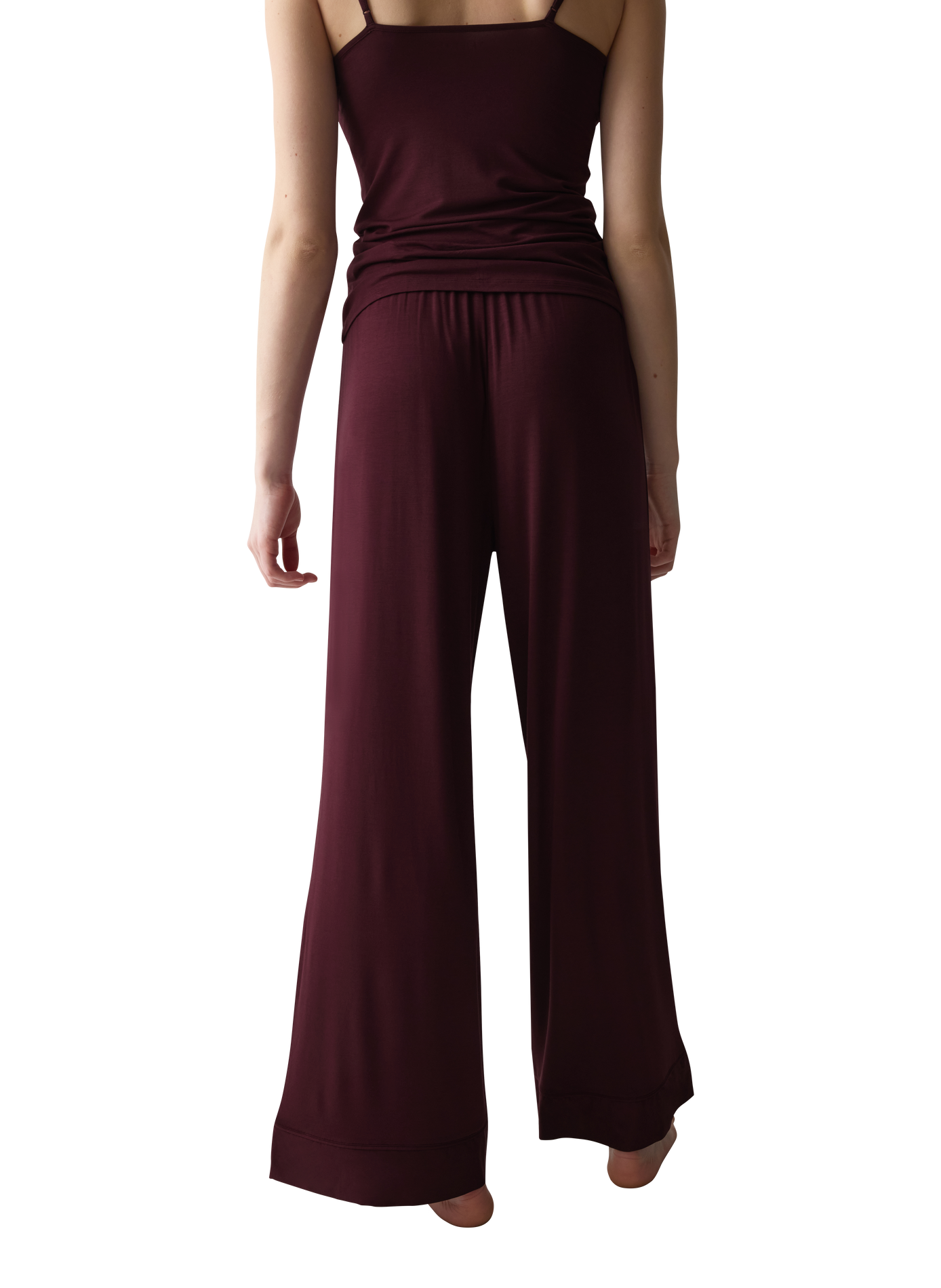 Pantalon à jambes larges TRIUMPH Rouge