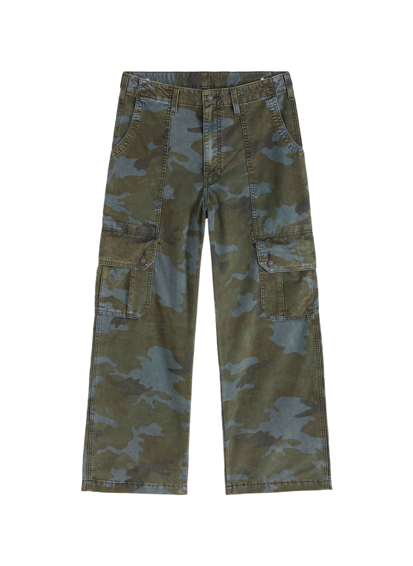 Weite Hose aus Baumwollmischung mit Print LEVI'S Grun