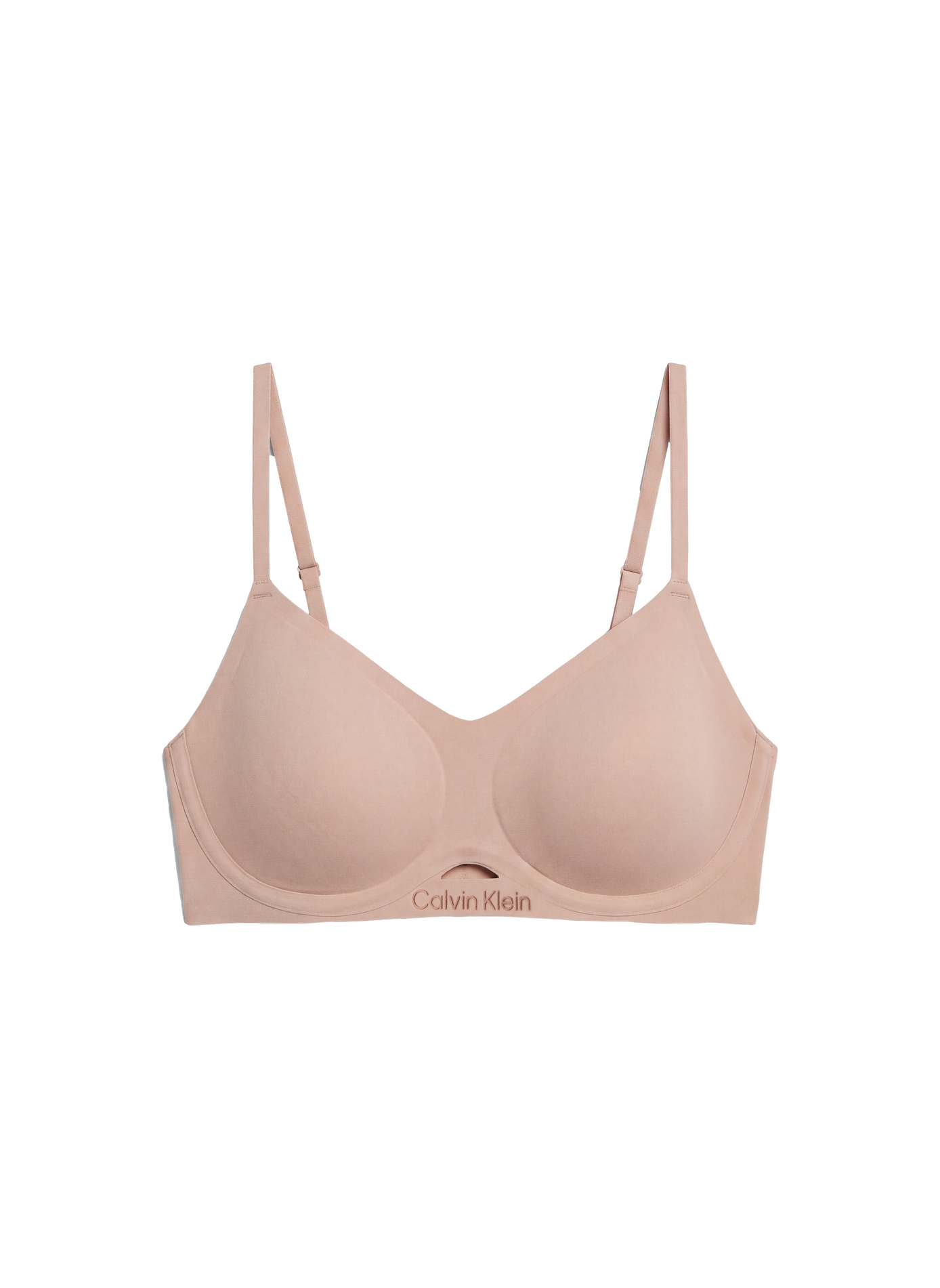 Soutien-gorge à bretelles uni CALVIN KLEIN Beige