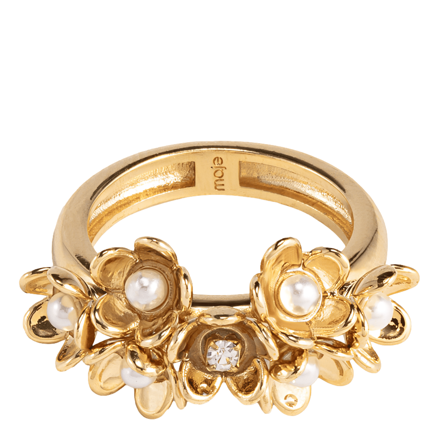 Bague en laiton MAJE Doré