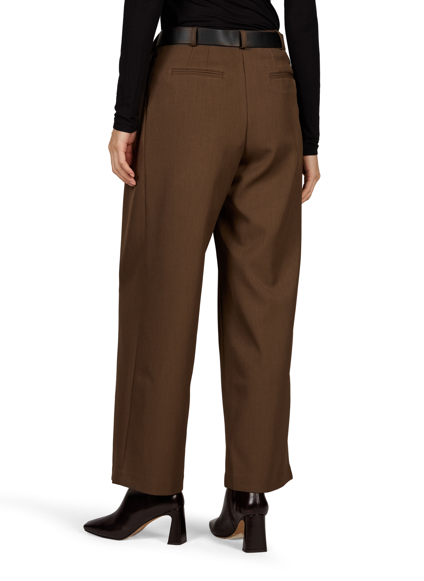 Matteo-Hose mit eingearbeitetem Gürtel SOURCE UNKNOWN Braun