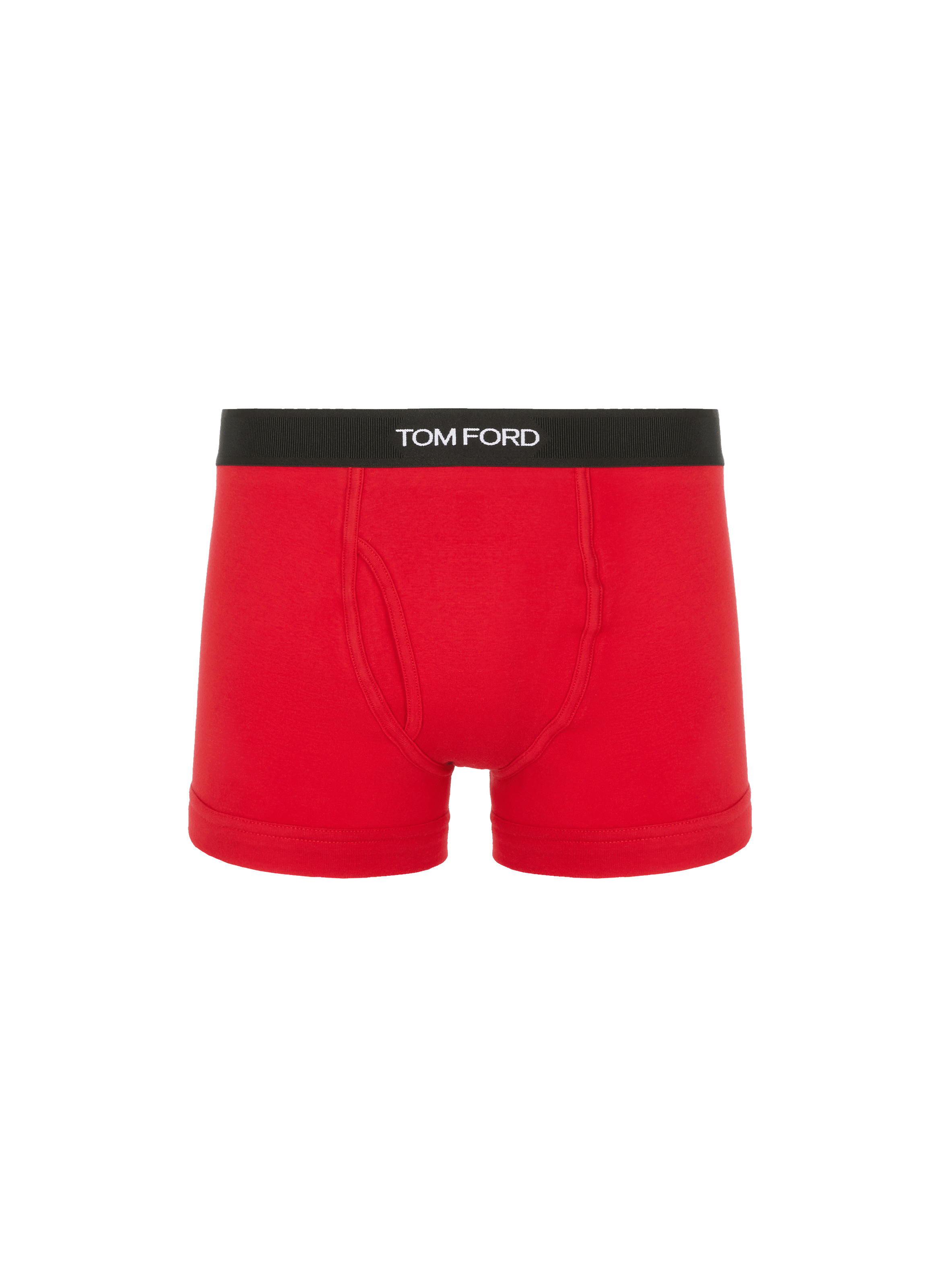 Cotton-blend boxer shorts TOM FORD Red