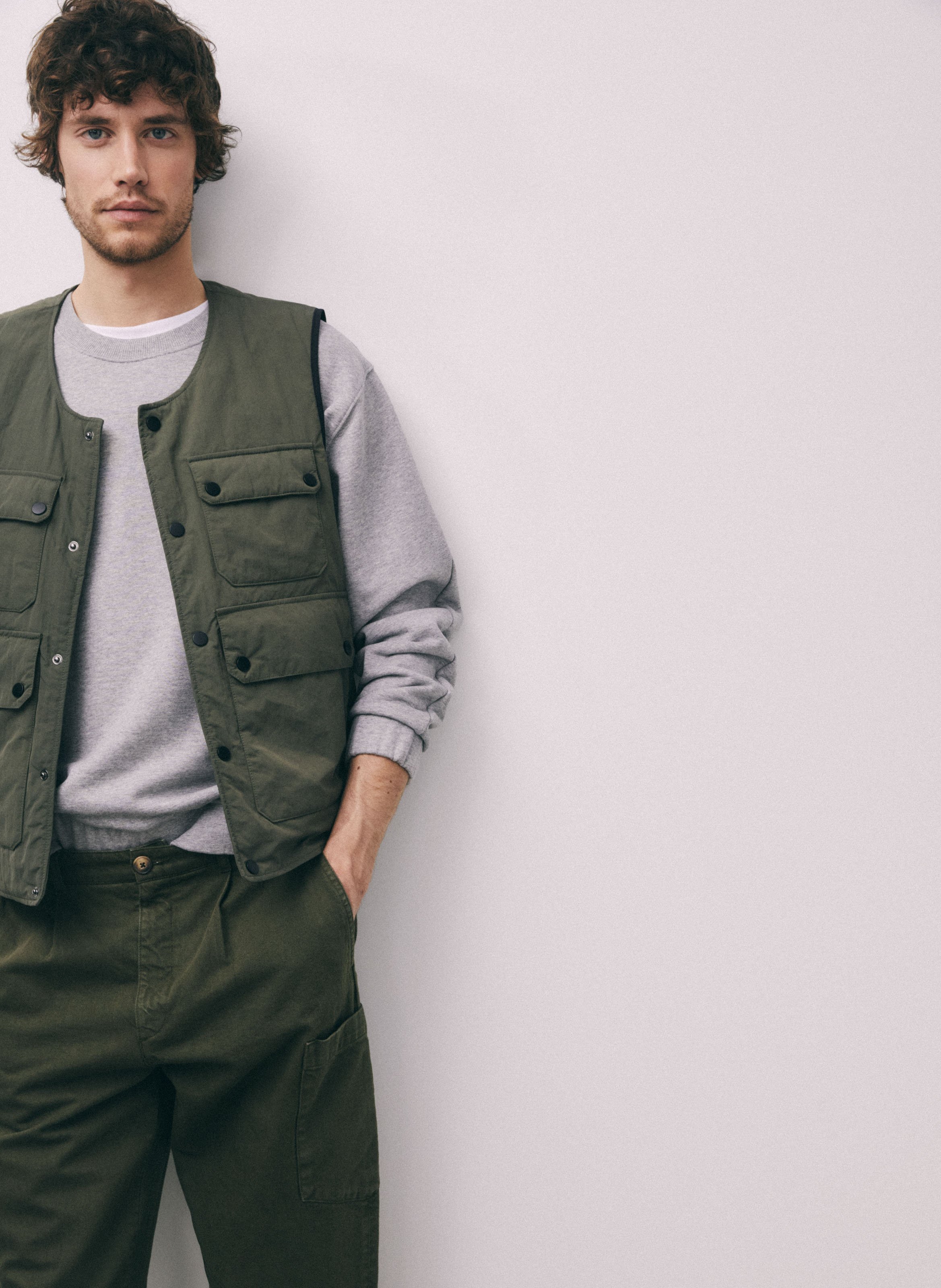 Sweatshirt en coton SAISON 1865 Gris