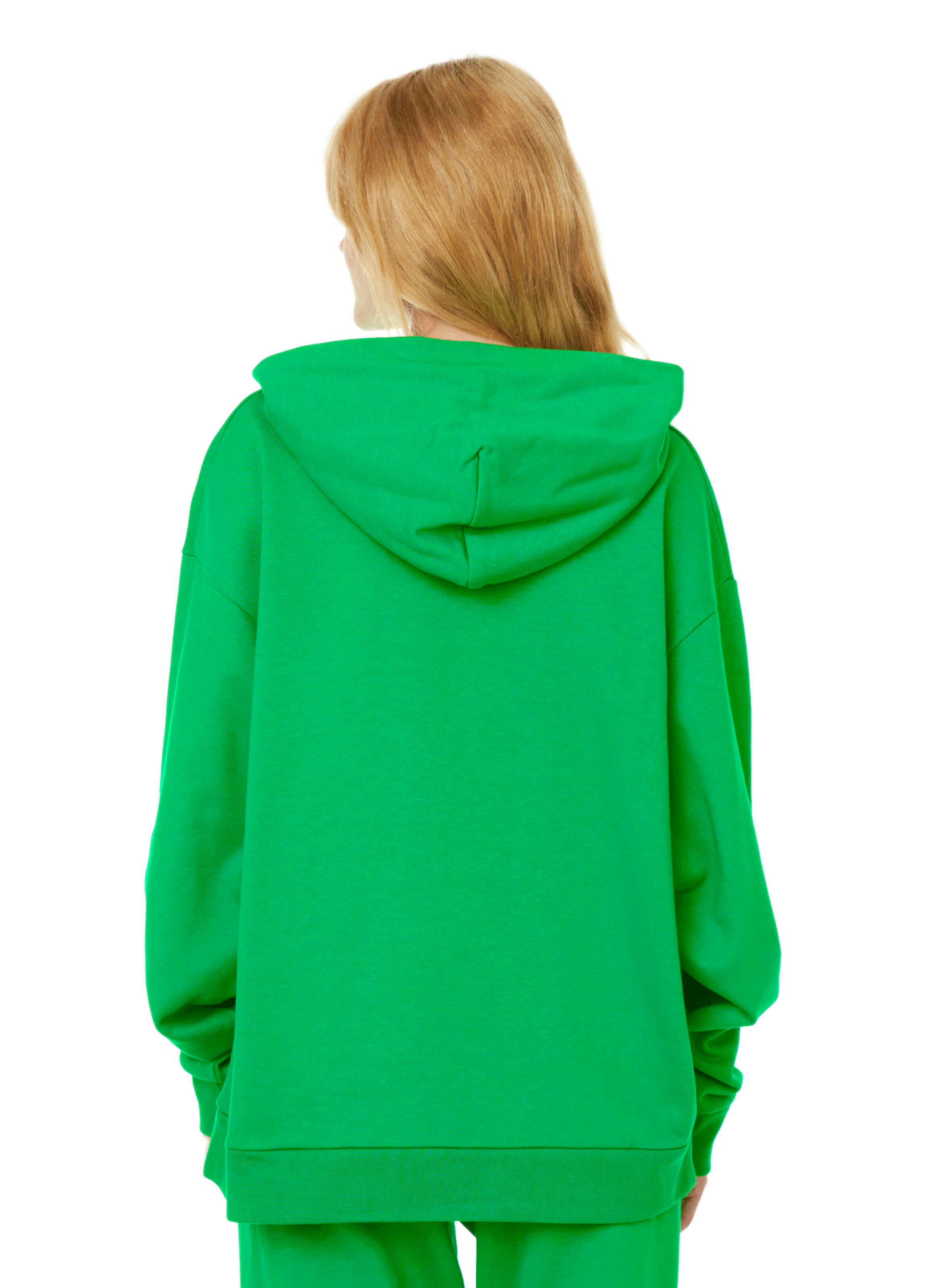 Hoodie en coton THE SOCIAL SUNDAY Vert