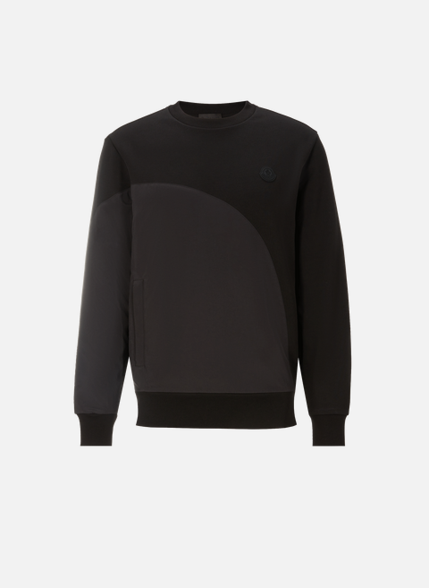 Sweatshirt en coton BlackMONCLER 