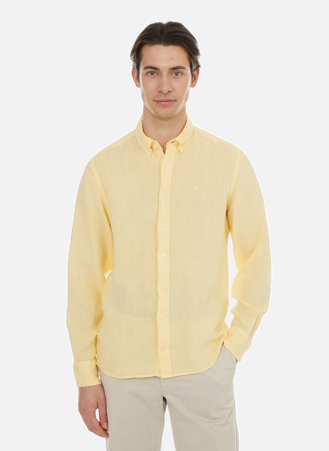 HACKETT plain cotton shirt