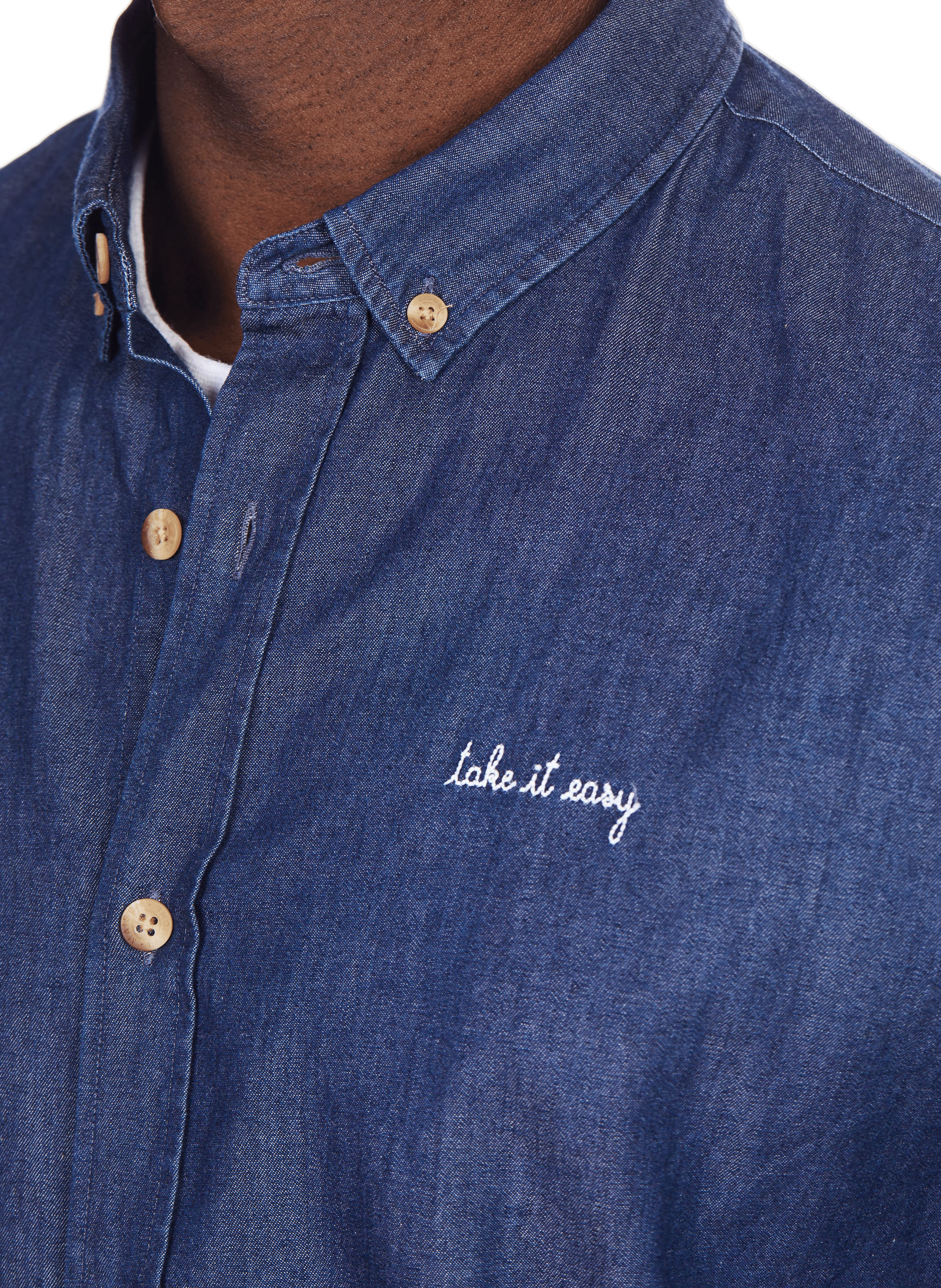 Chemise Malesherbes Take It Easy denim MAISON LABICHE Bleu