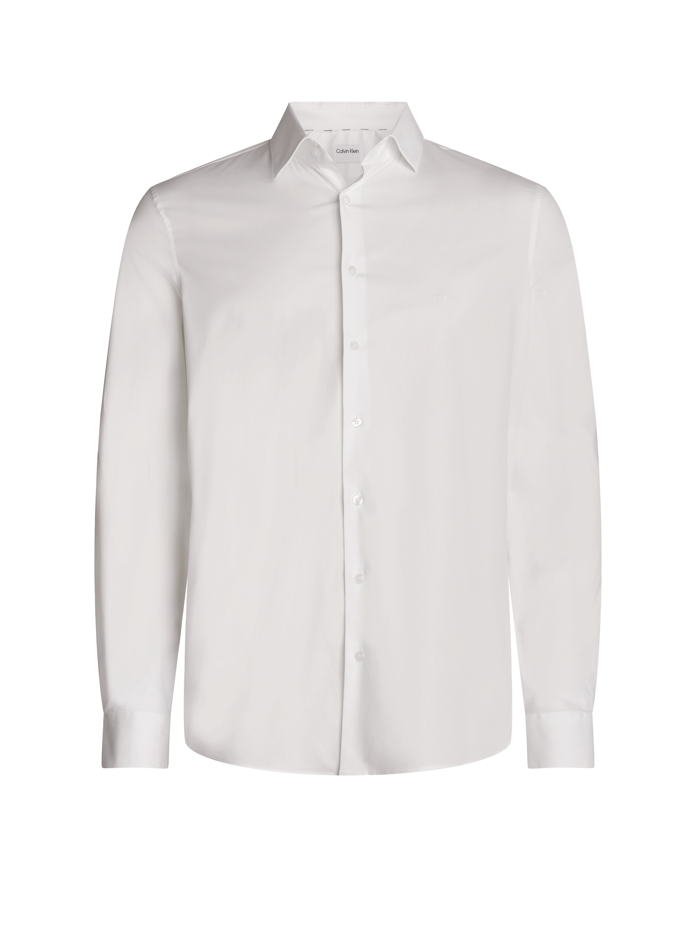 Chemise coupe regular en coton CALVIN KLEIN Blanc