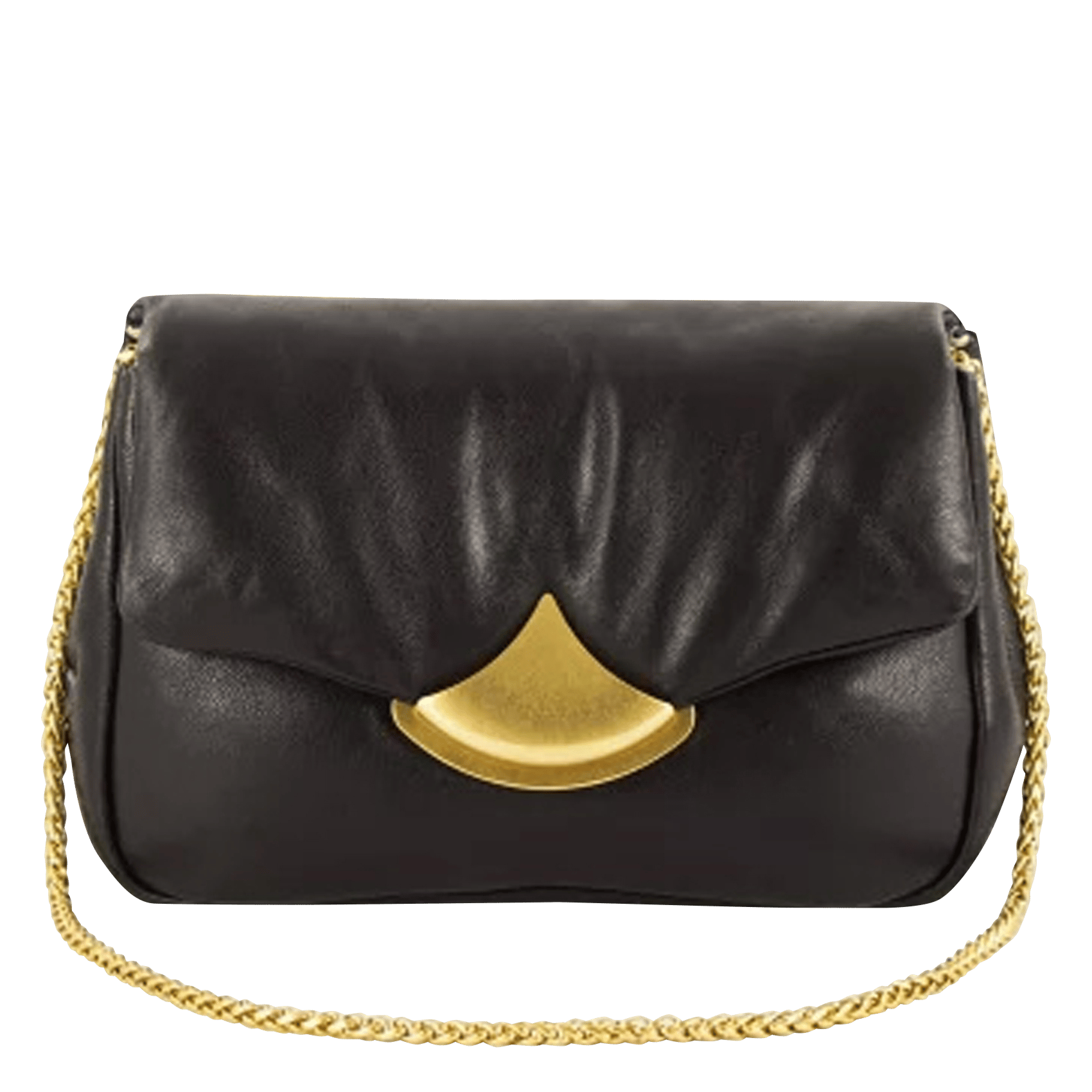 Sac bandoulière en cuir diviluz puffy SESSUN Noir