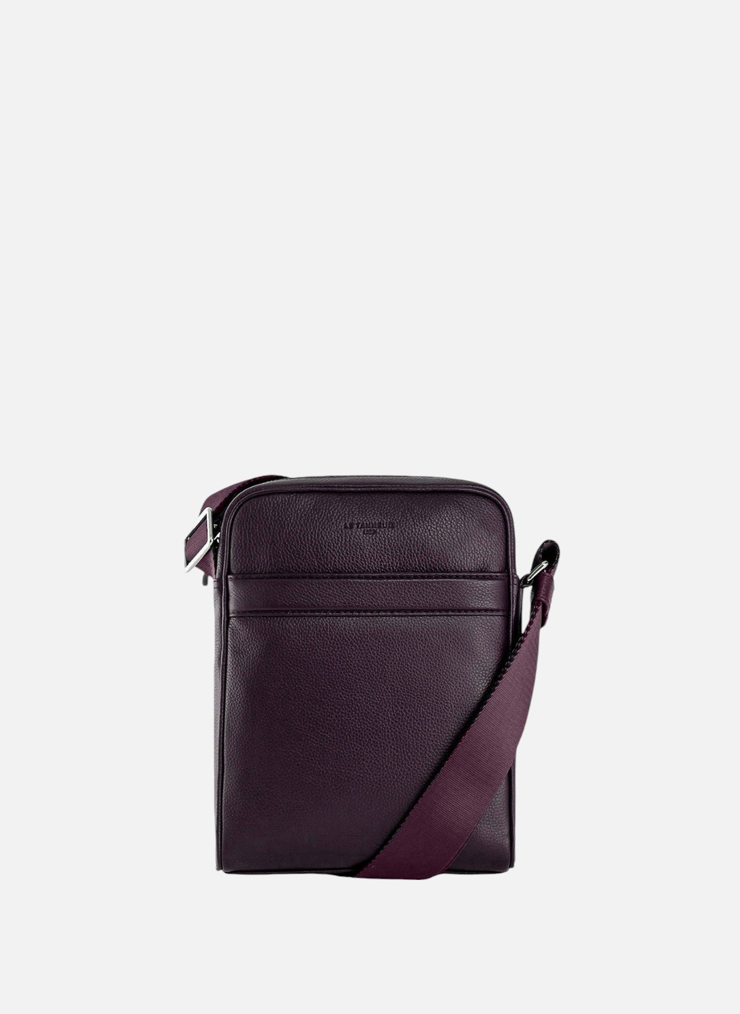 Sacoche moyen modèle charles en cuir grainé LE TANNEUR Marron