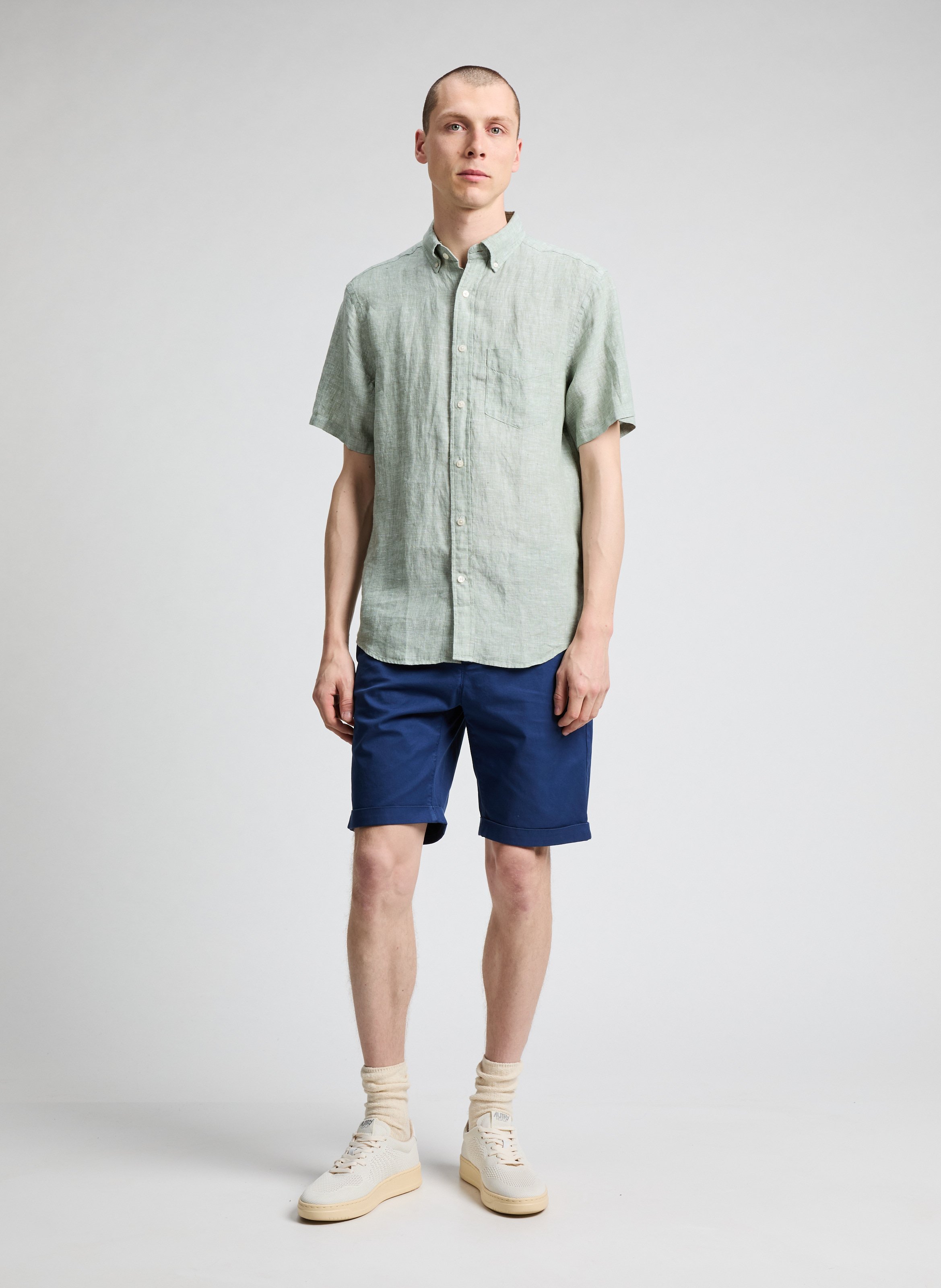 Short en coton GANT Bleu