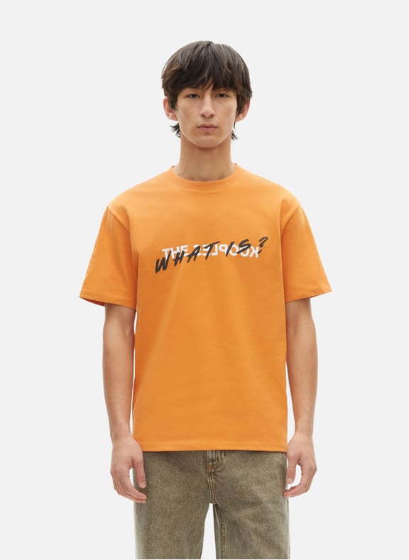 T-shirt manches courtes what is Orange by THE KOOPLES THE KOOPLES T-shirt manches courtes what is Orange