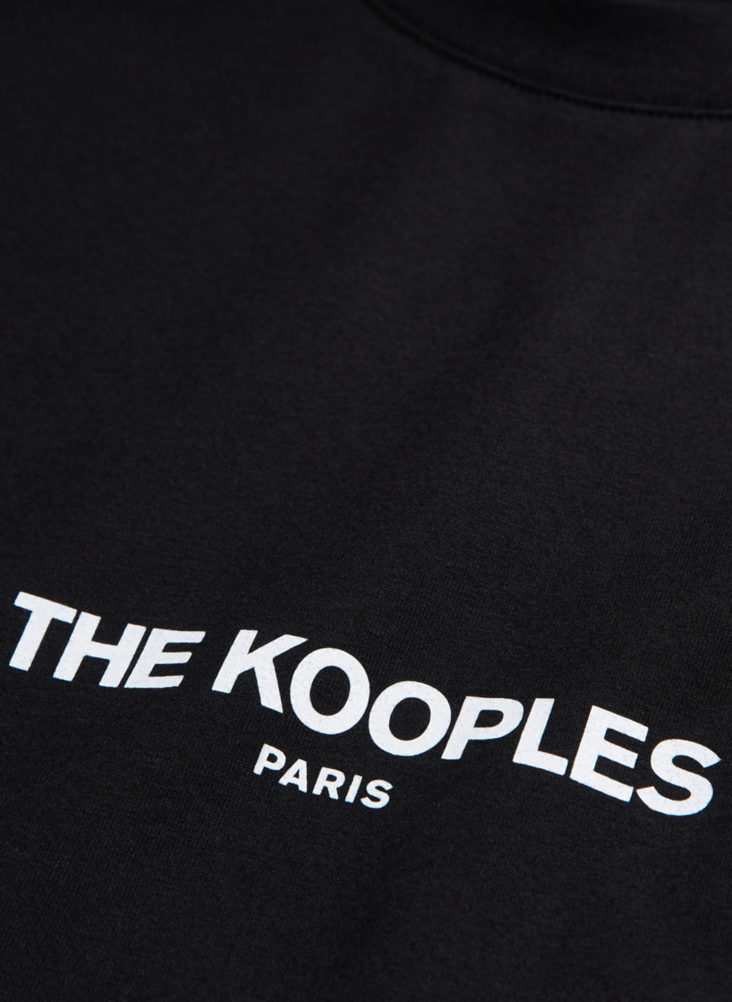T-shirt imprimé en coton THE KOOPLES Noir
