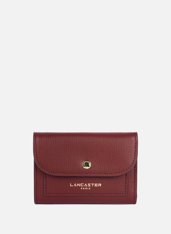 Portefeuille - sierra pm Rouge by LANCASTER LANCASTER Portefeuille - sierra pm Rouge