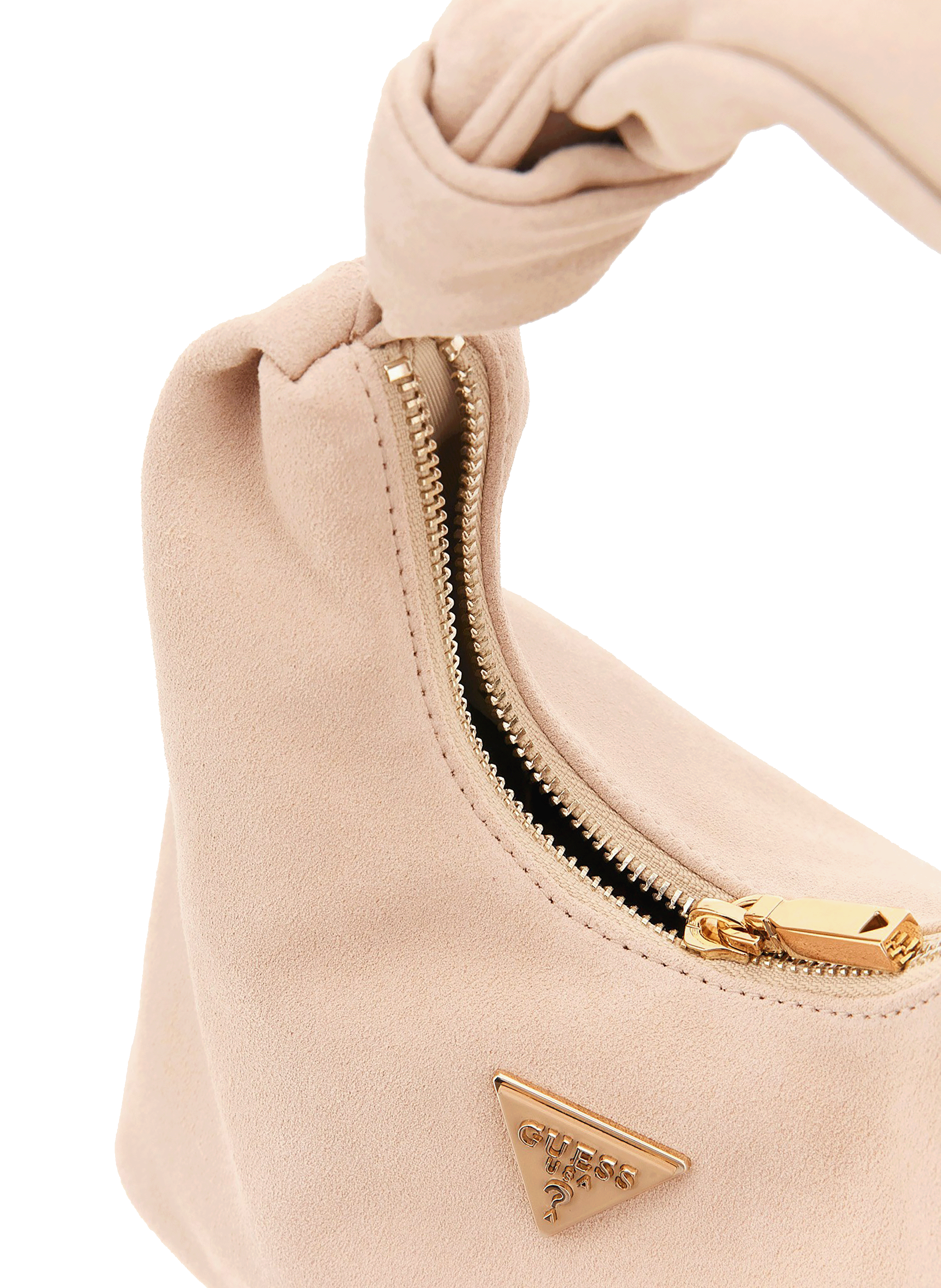 Issota leather handbag GUESS Beige