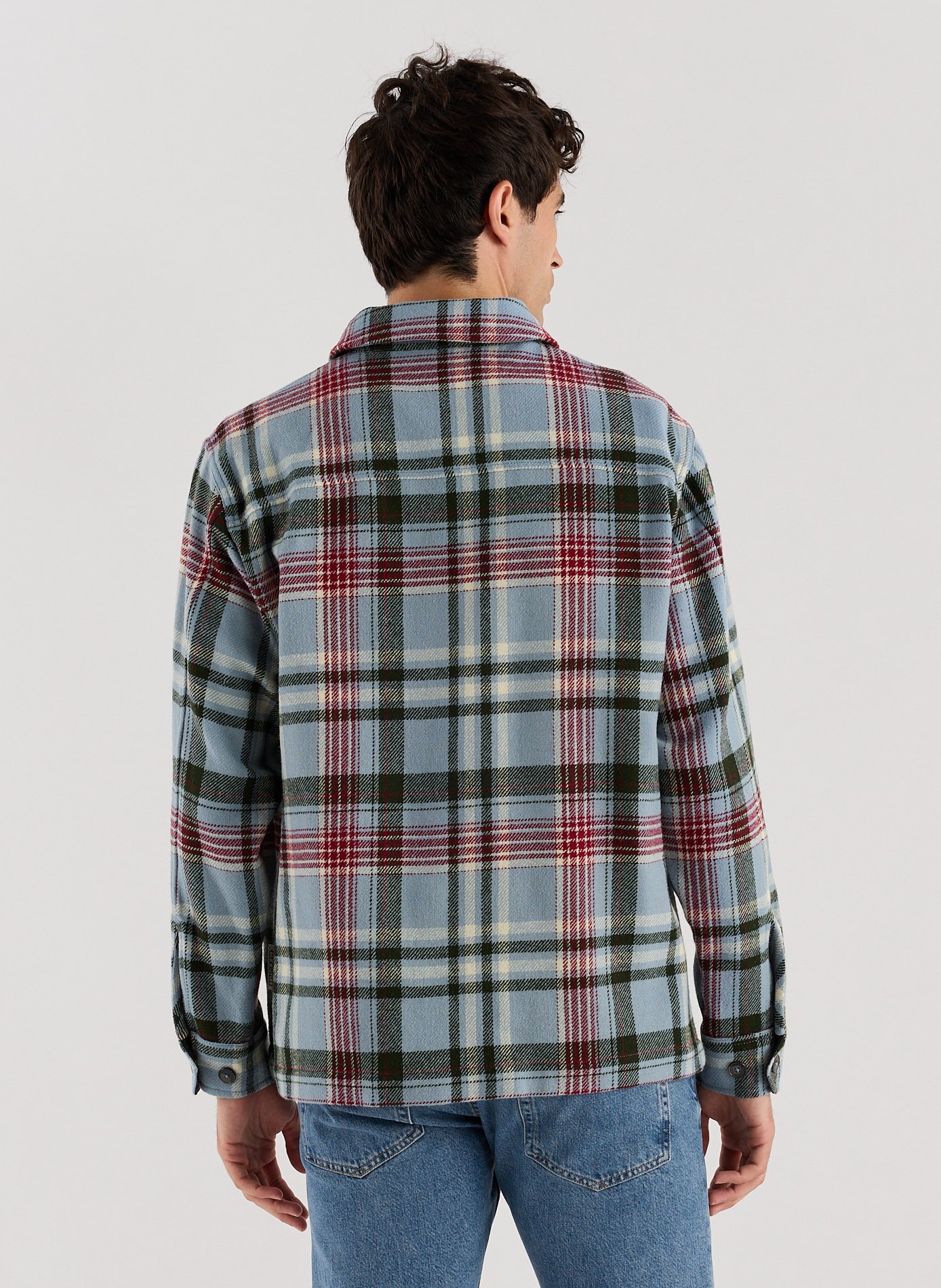 Surchemise à carreaux en laine  CLOSED Bleu