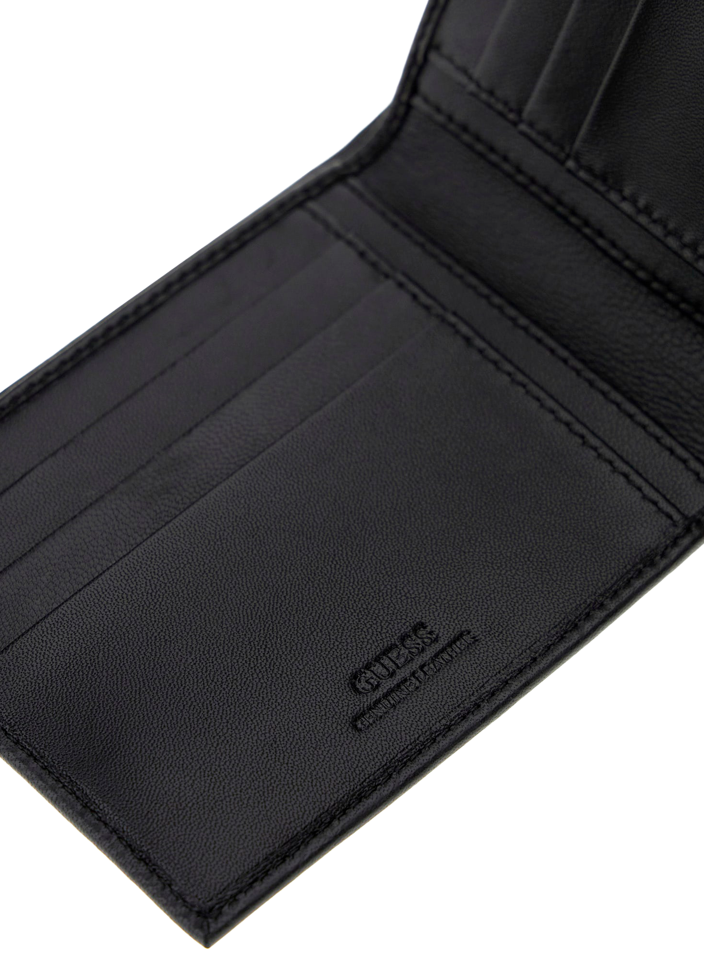  Leather card holder GUESS Black