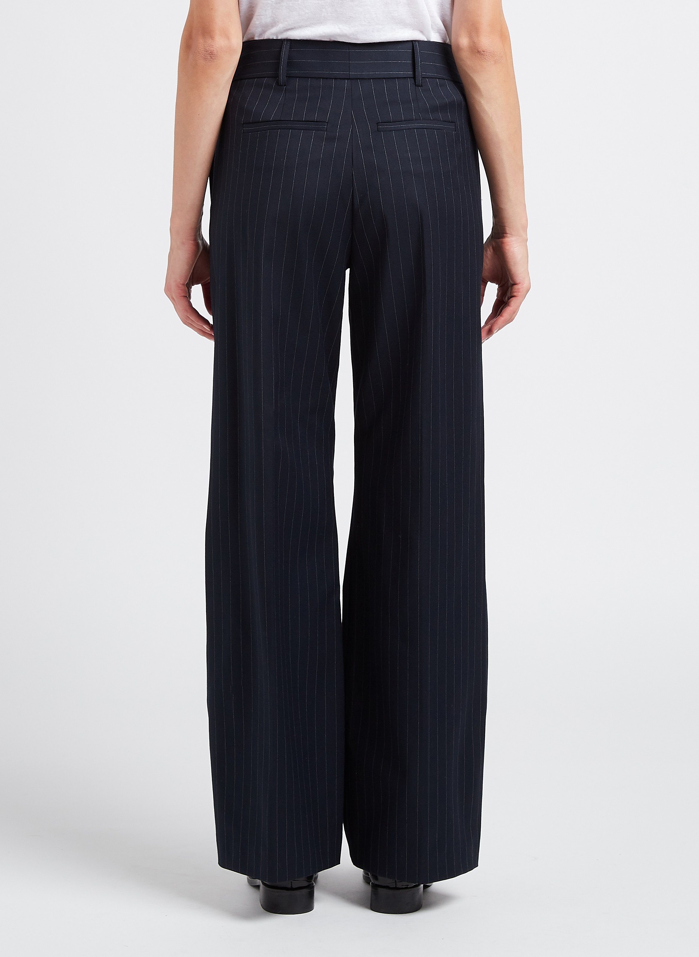 Pantalon taille haute large layla MAISON 123 Bleu