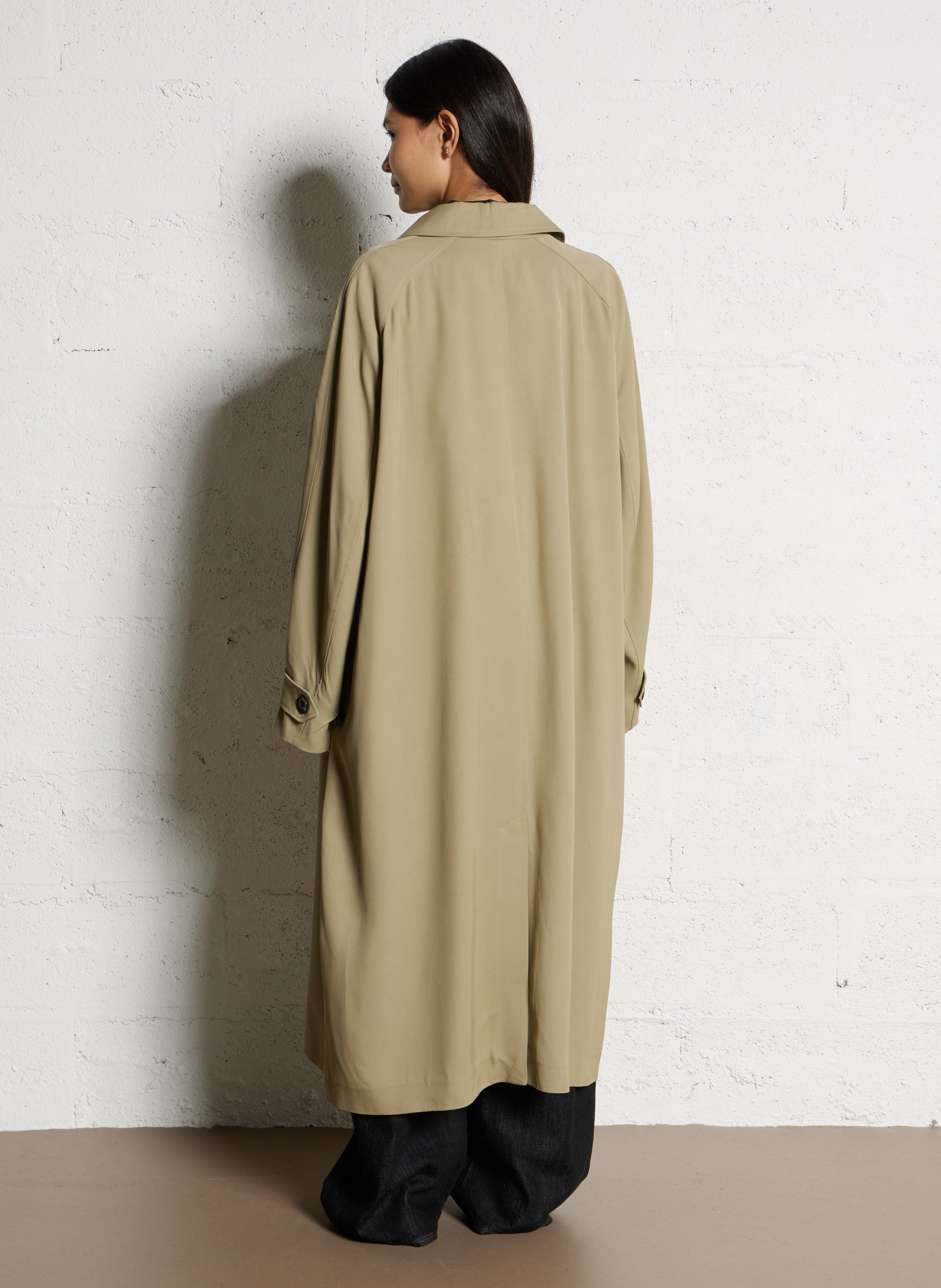 Trench long ample uni fritz SOEUR Vert