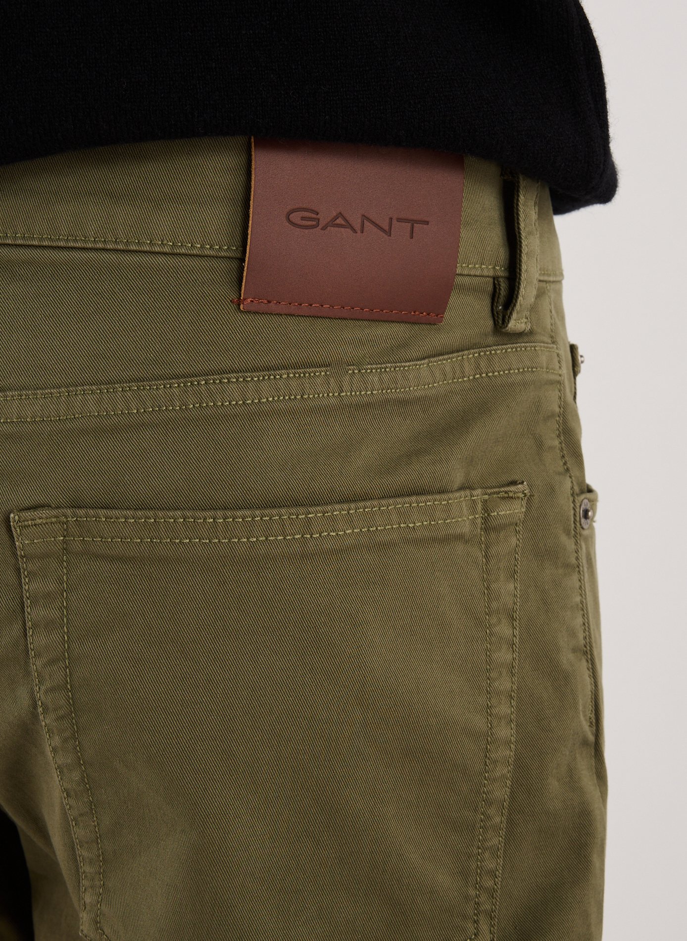 Plain trousers GANT Green