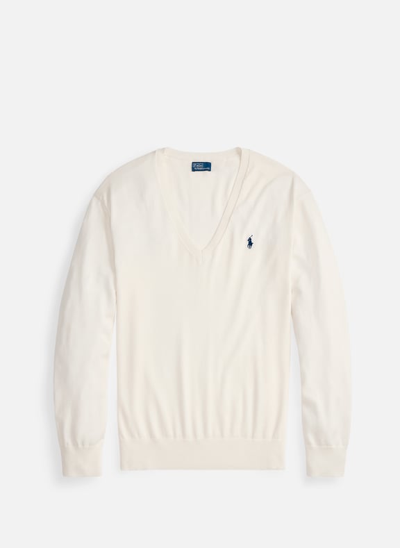 Cotton V-neck jumper Beige by POLO RALPH LAUREN POLO RALPH LAUREN Cotton V-neck jumper Beige