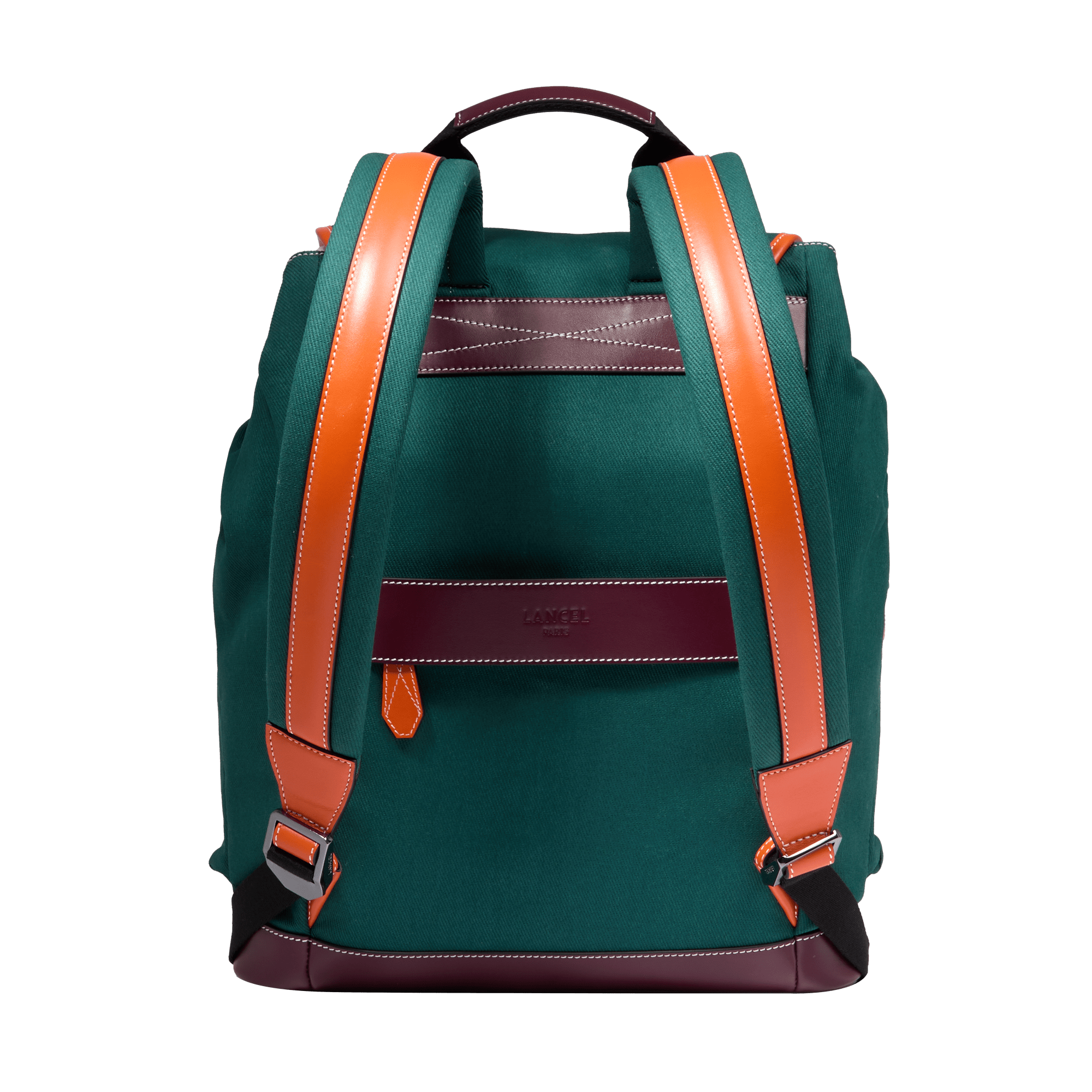 Sac à dos rabat escapade de lancel en cuir LANCEL Vert