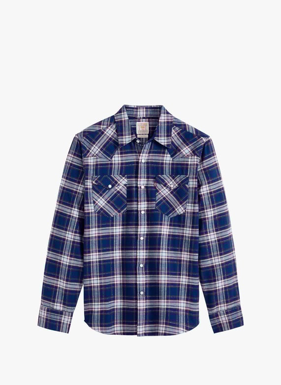 Chemise à carreaux en coton mélangé | Bleu by LEVI'S Chemise à carreaux en coton mélangé Bleu