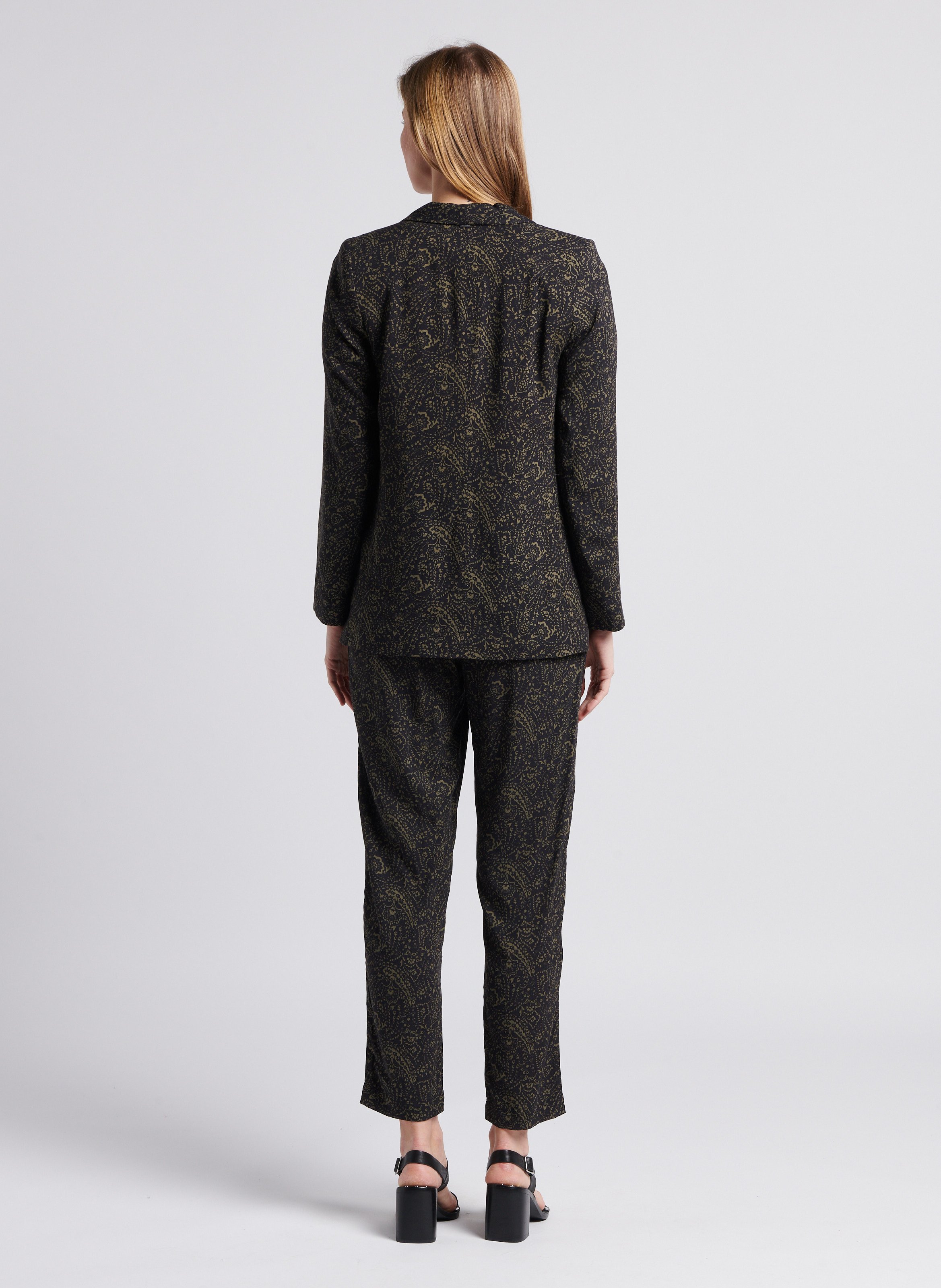 Tee-shirt col rond droit en coton sonoma AMERICAN VINTAGE Kaki