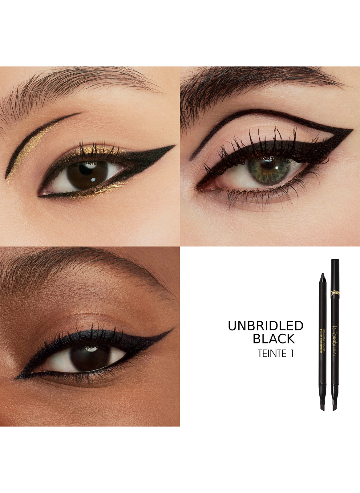 YSL Lines Liberated Crayon yeux waterproof YVES SAINT LAURENT Unbridled black