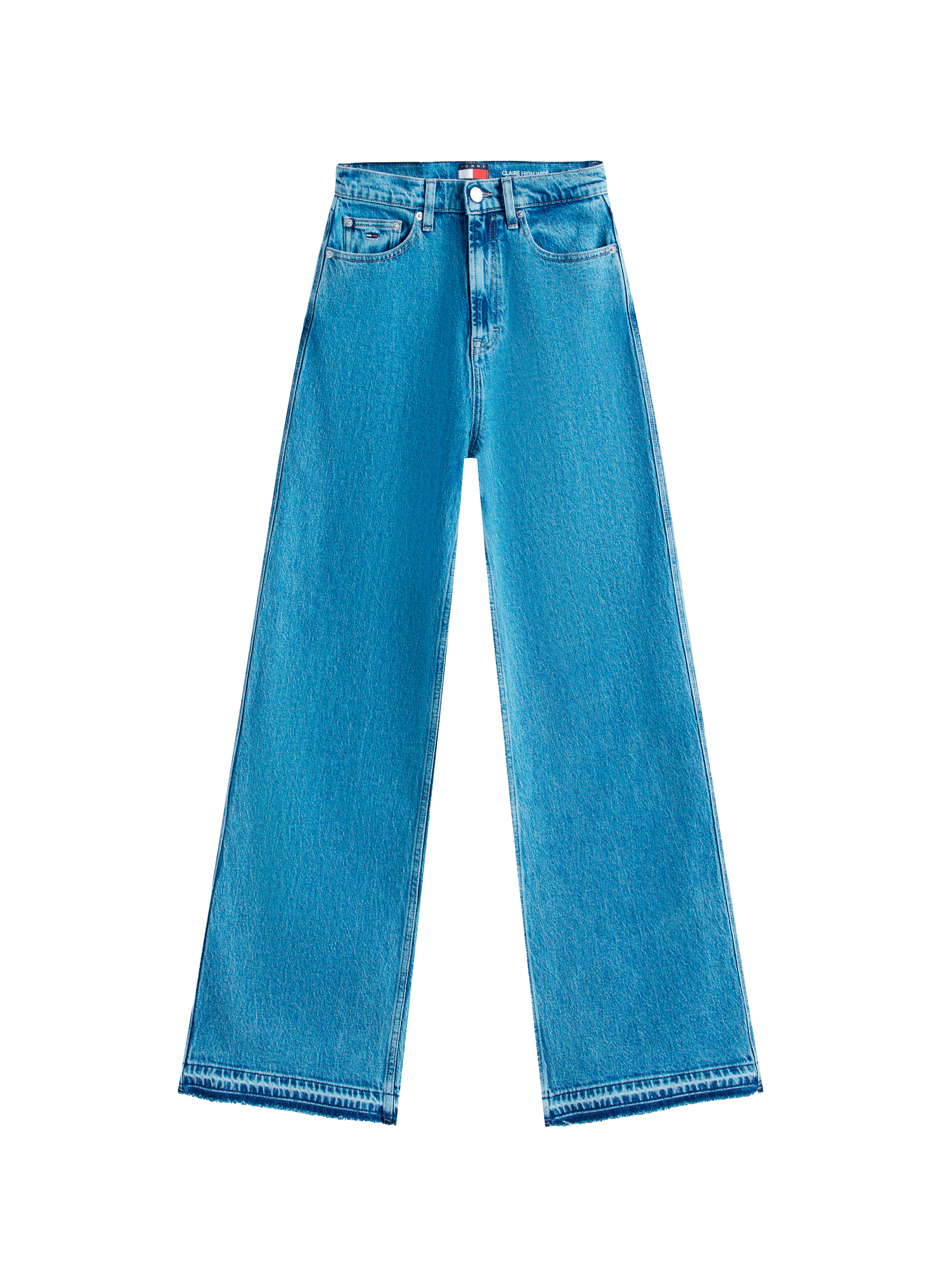 Jean large en coton mélangé TOMMY HILFIGER Bleu