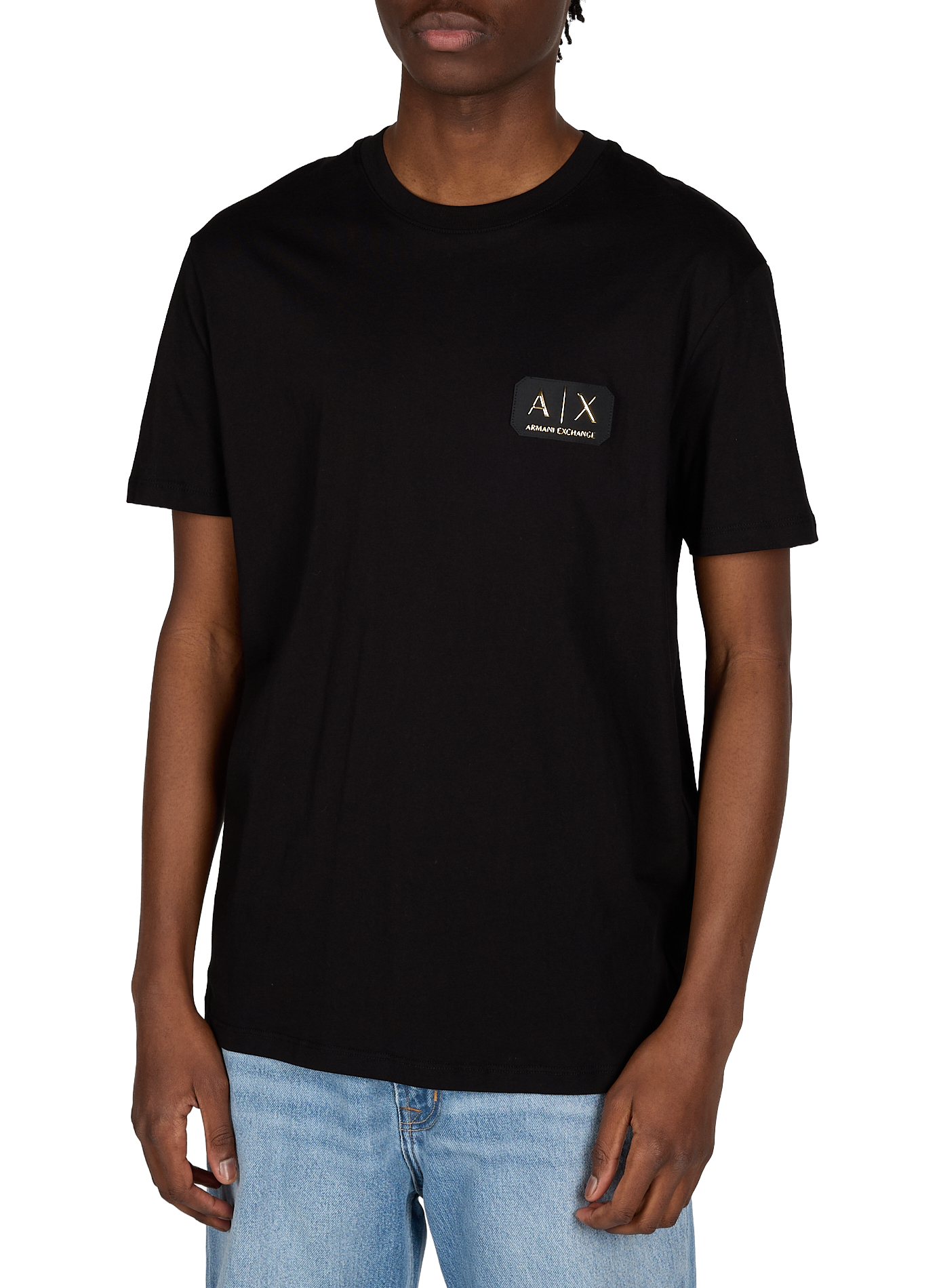Classic Cotton T-Shirt ARMANI EXCHANGE Black