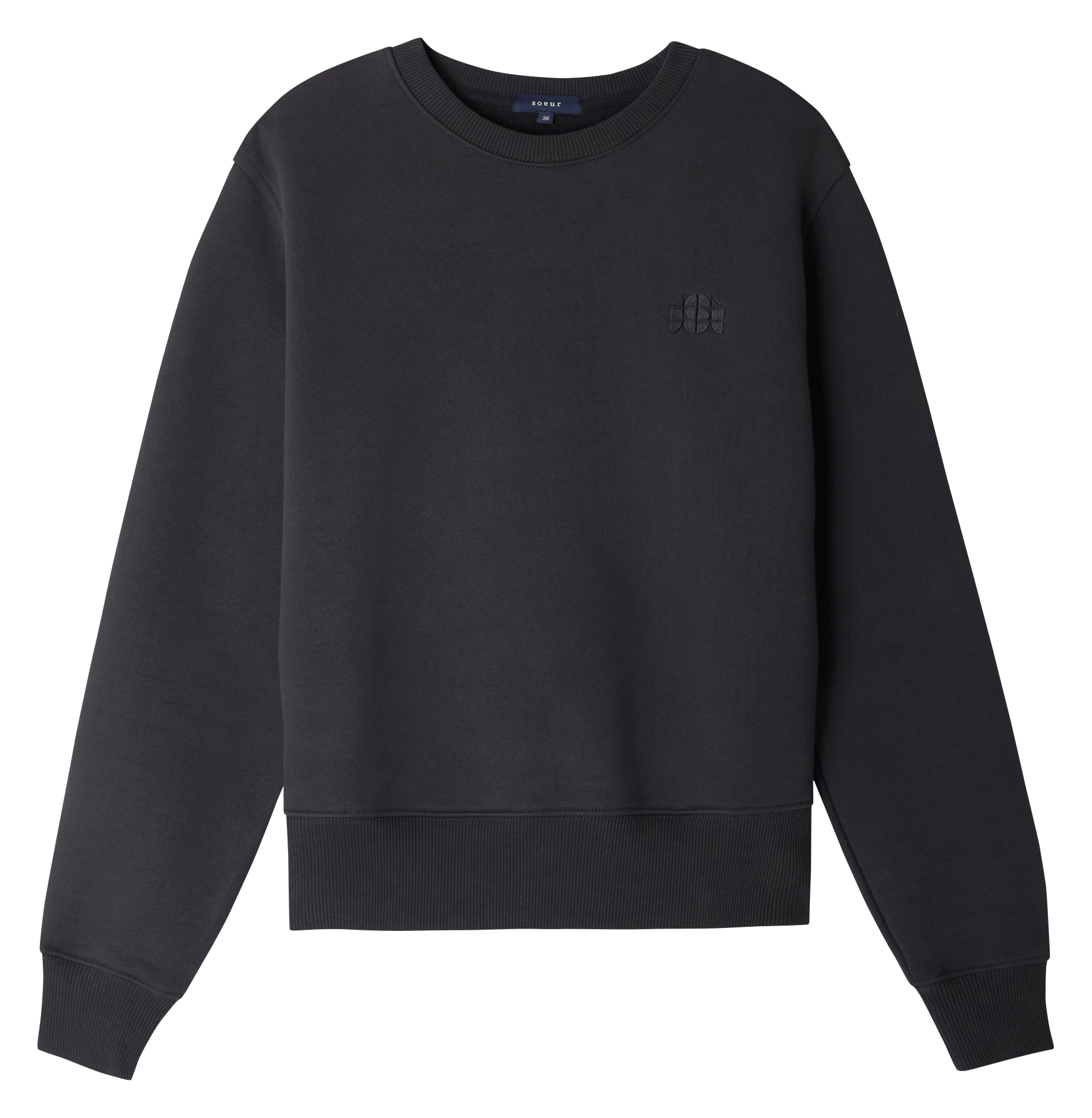 Sweat droit en coton bio Donatien SOEUR Bleu