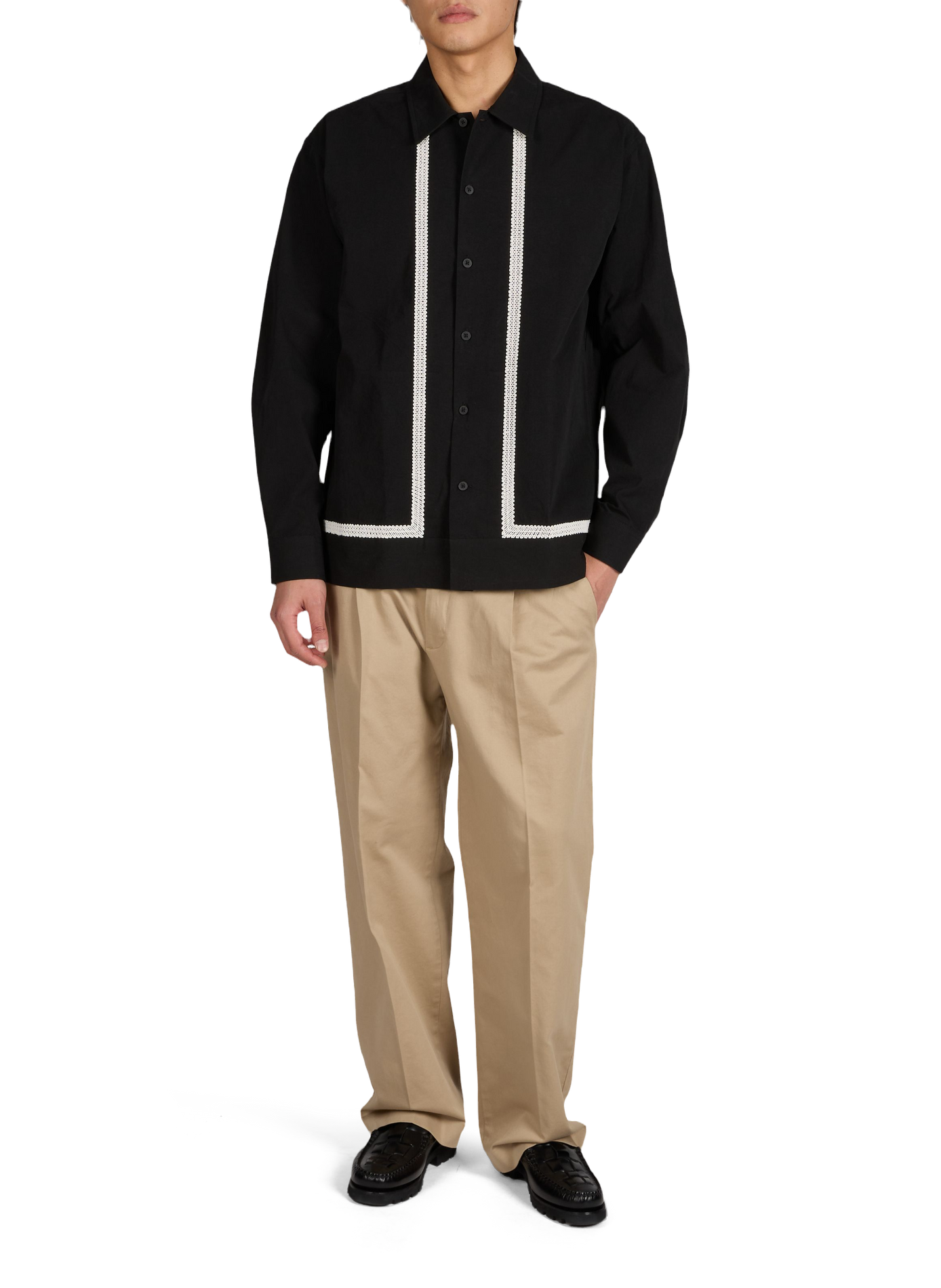 Cotton shirt NN.07 Black