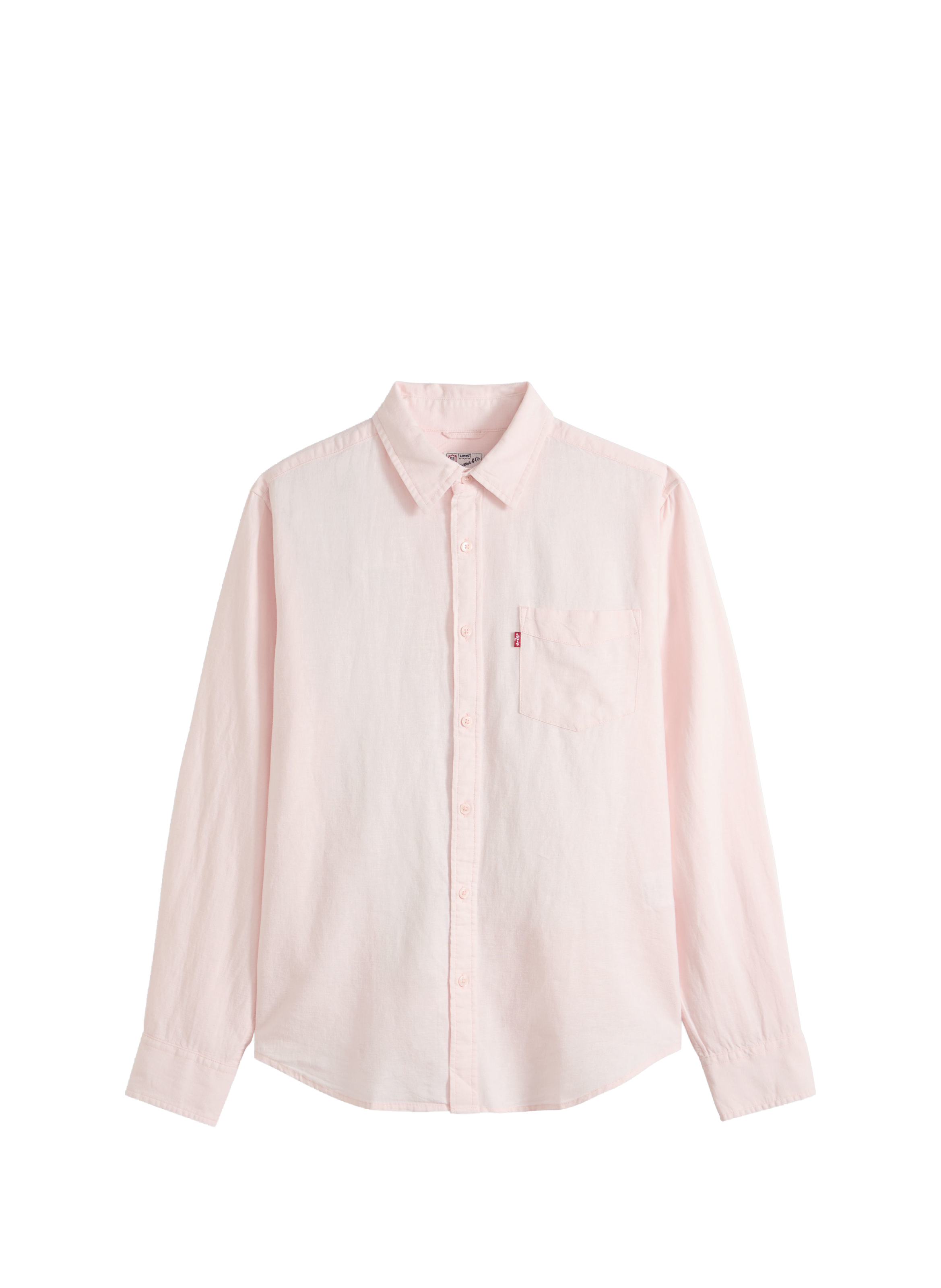 Chemise col classique en lin et coton mélangés LEVI'S Rosa