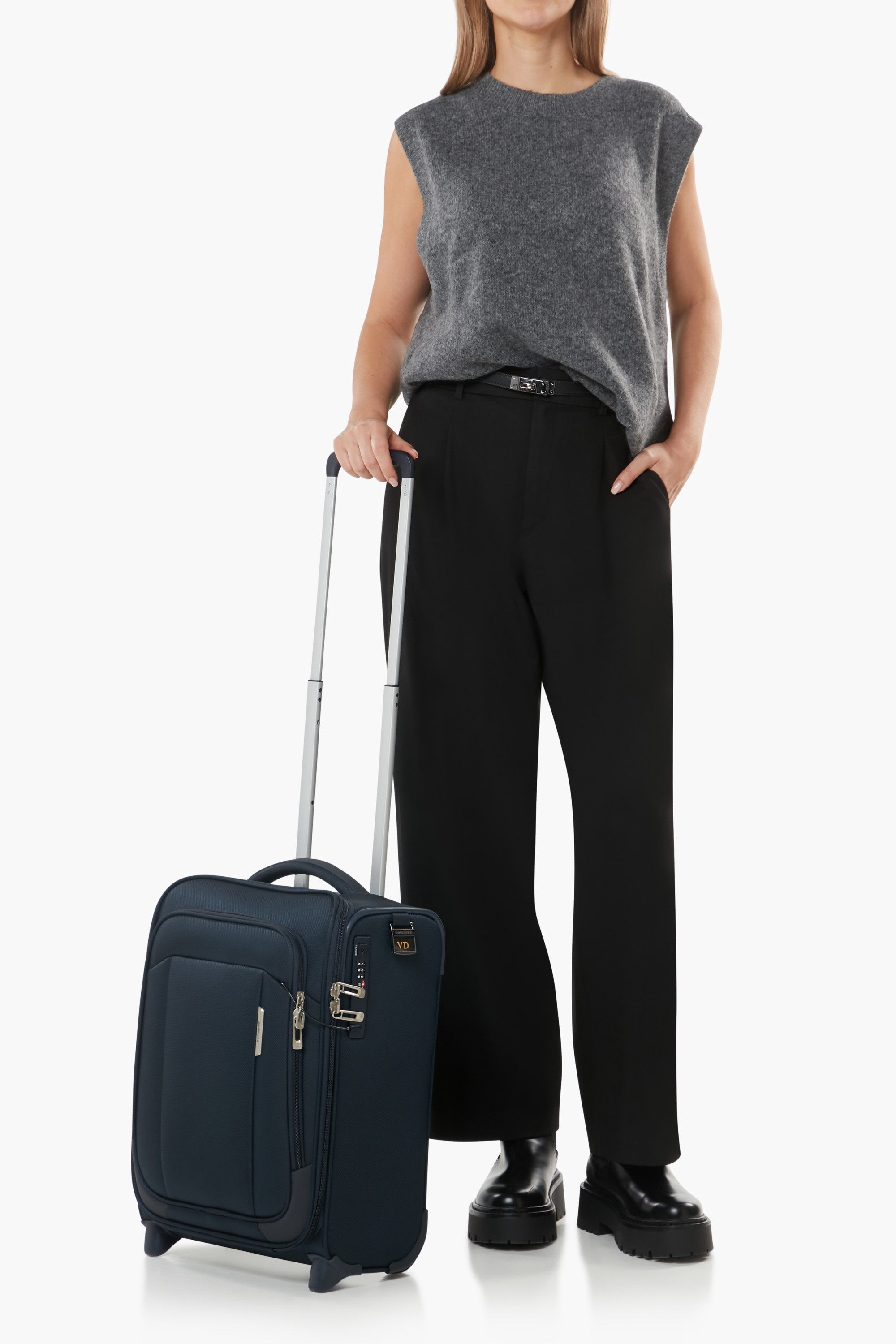 Respark business valise 2 roues taille s SAMSONITE Bleu