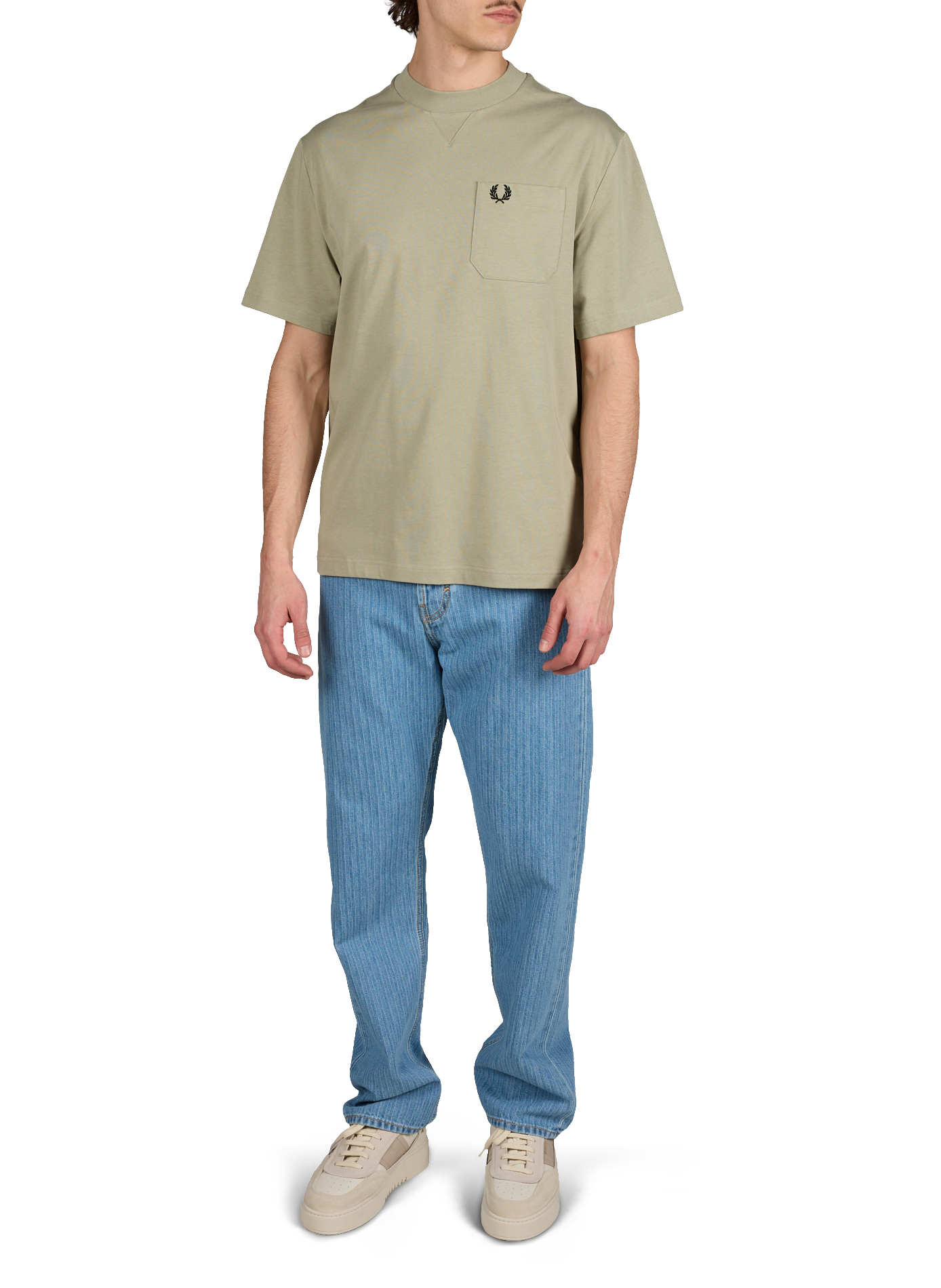 Jean droit en coton JACOB COHEN Bleu