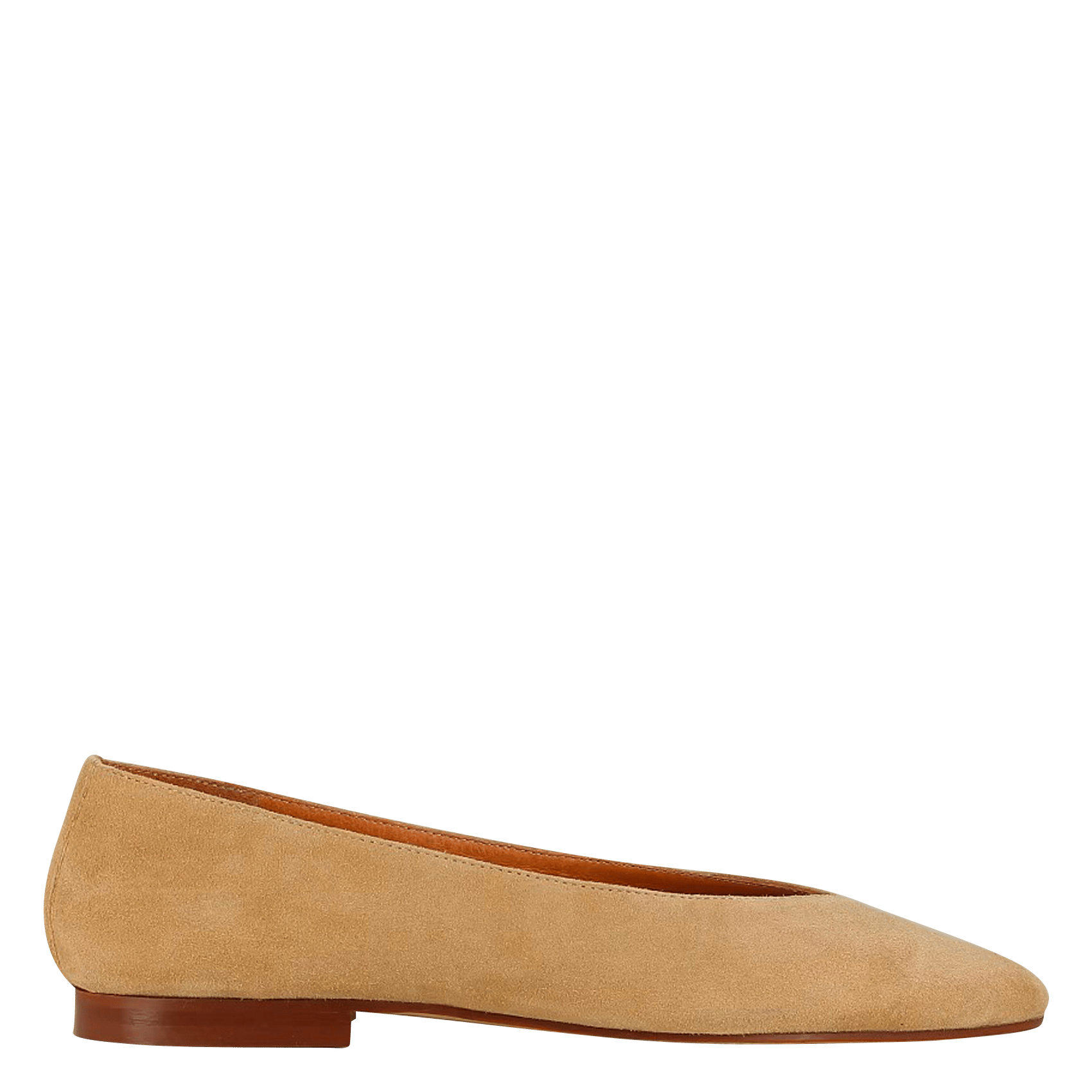 Ballerines en cuir velours dassus JONAK Marron