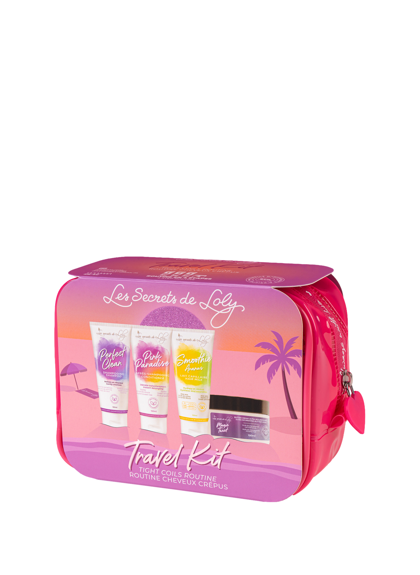 Travel pouch - kinky hair routine LES SECRETS DE LOLY No color
