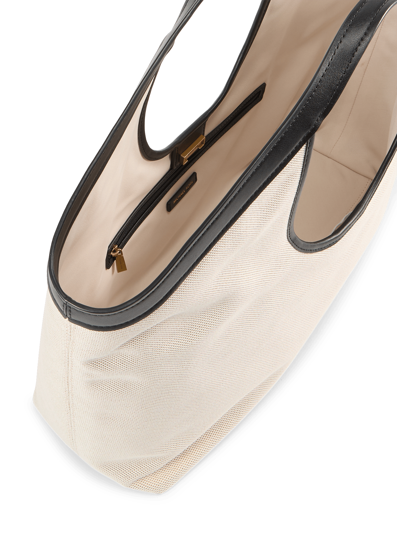 Sac cabas Haddie en coton mélangé MICHAEL KORS Blanc