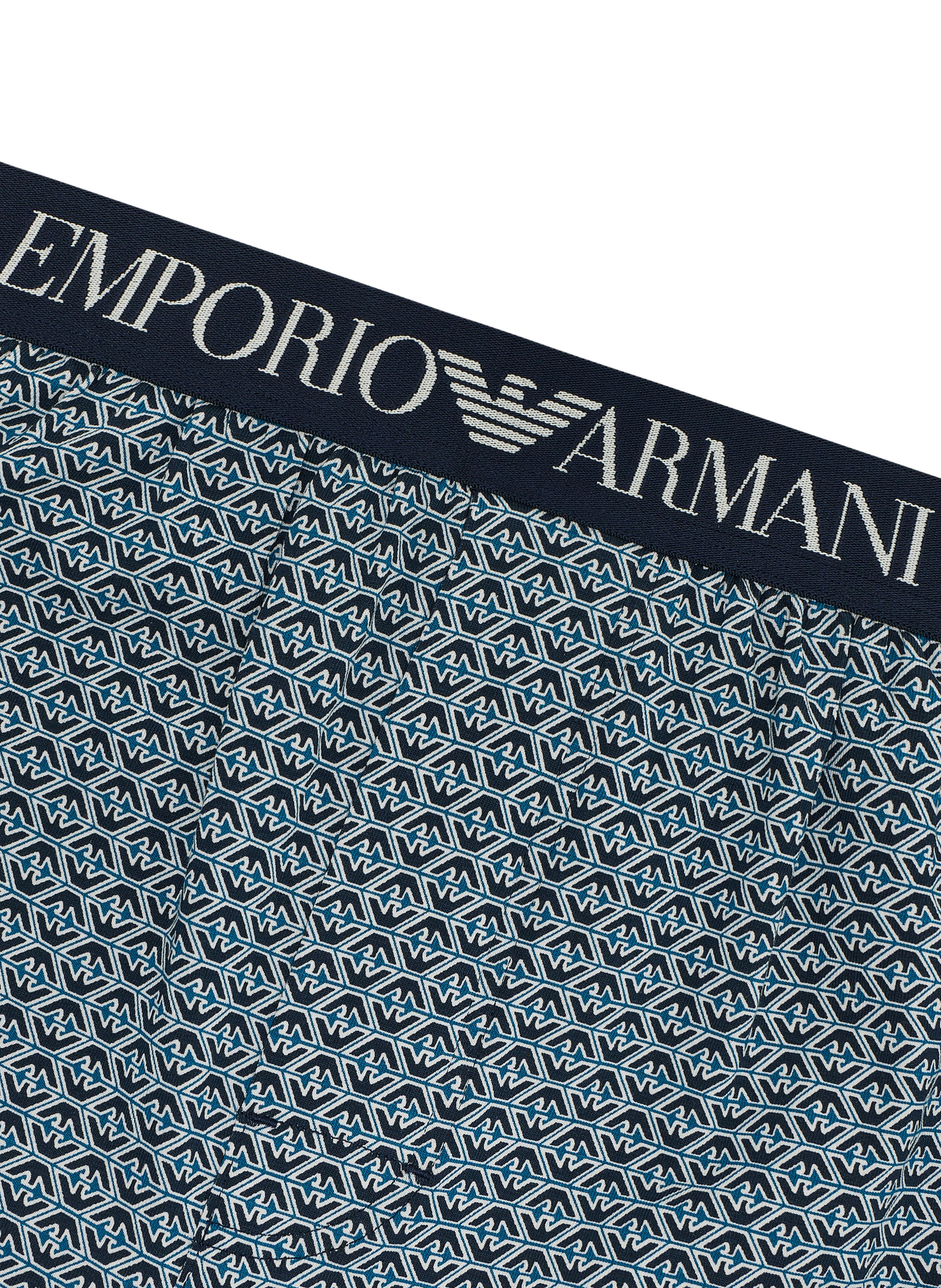 Printed boxers EMPORIO ARMANI Blue