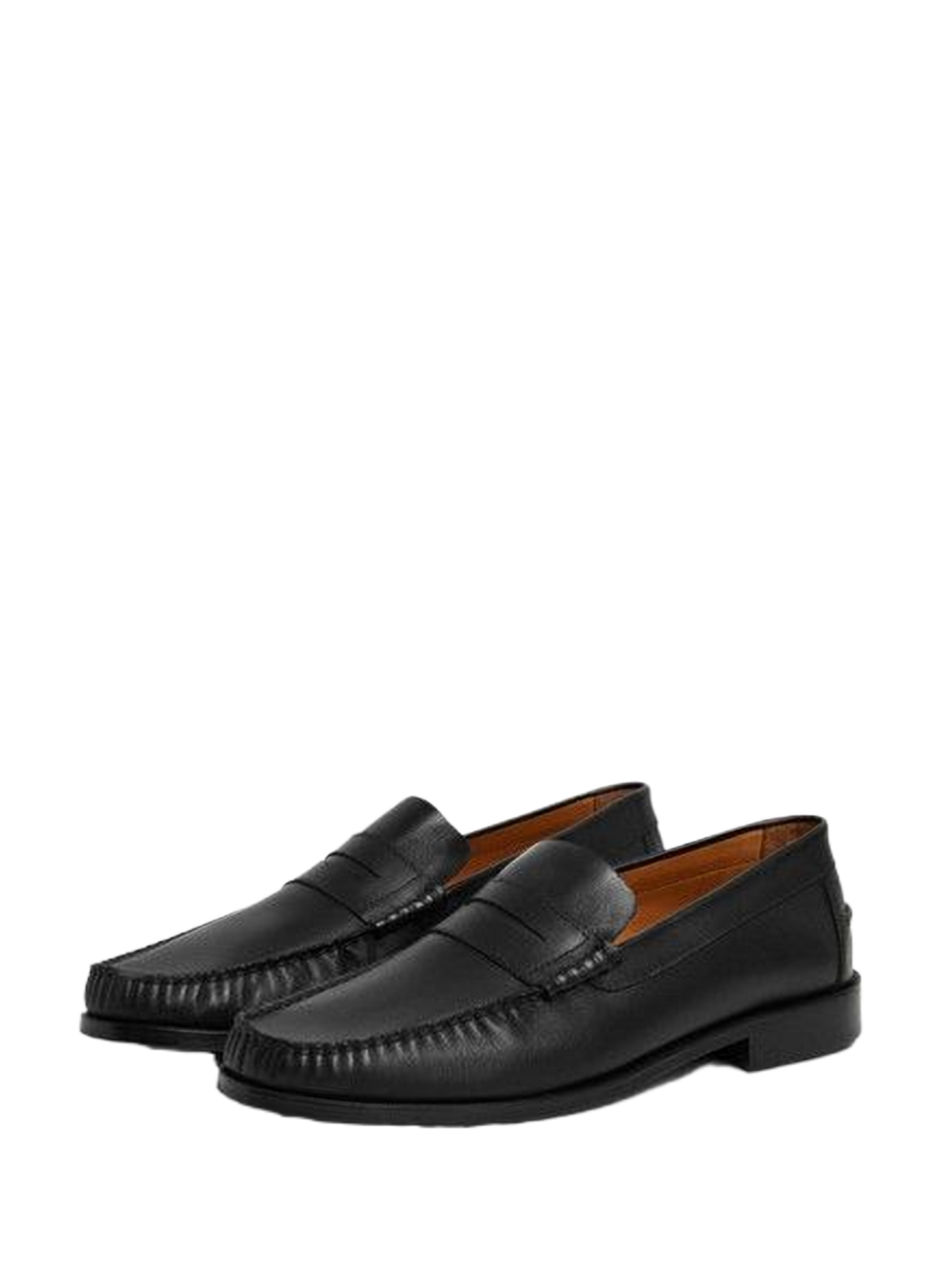 Mocassins en cuir  HACKETT Noir