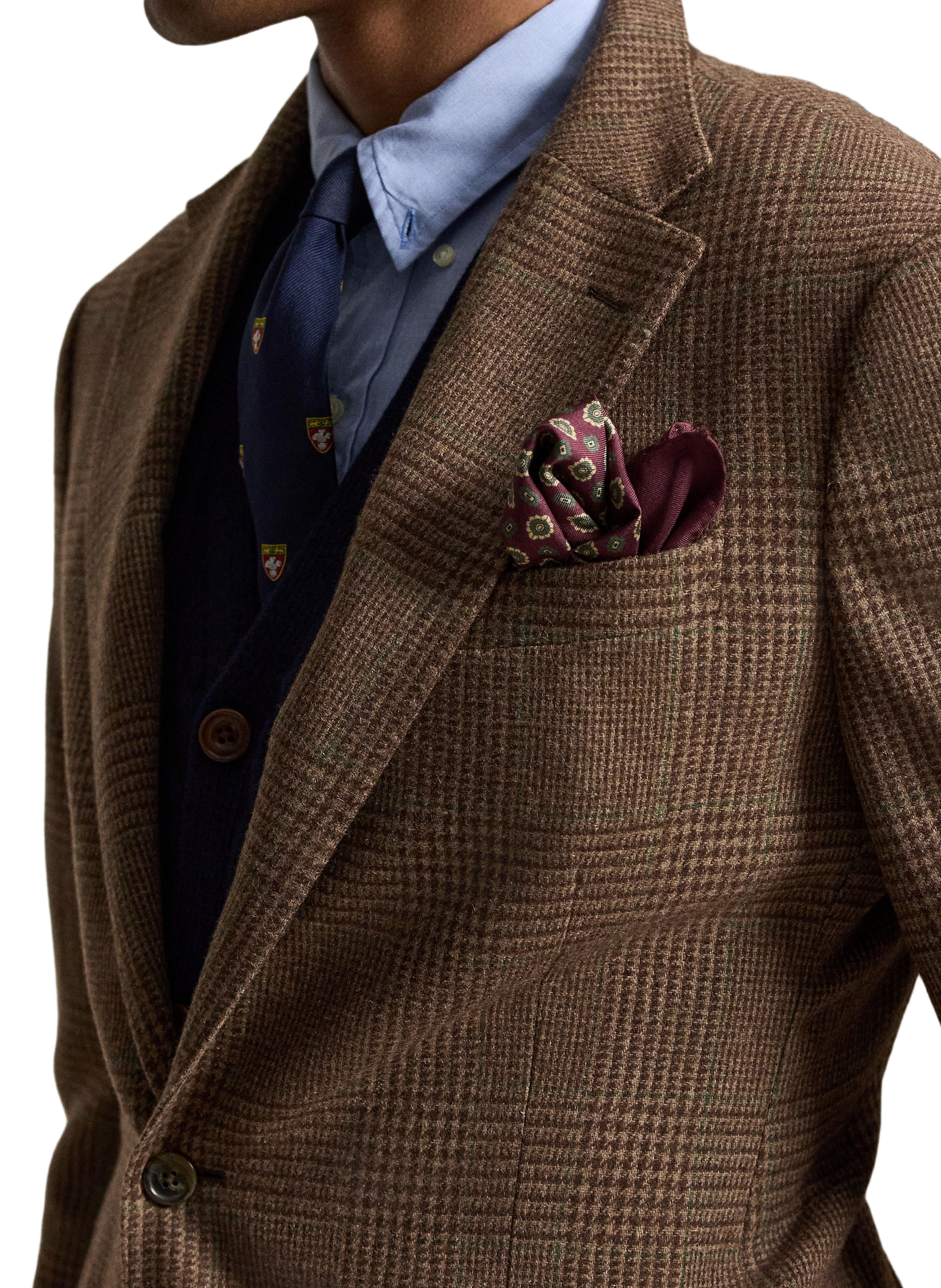 Blazer cintré en laine mélangée POLO RALPH LAUREN Beige