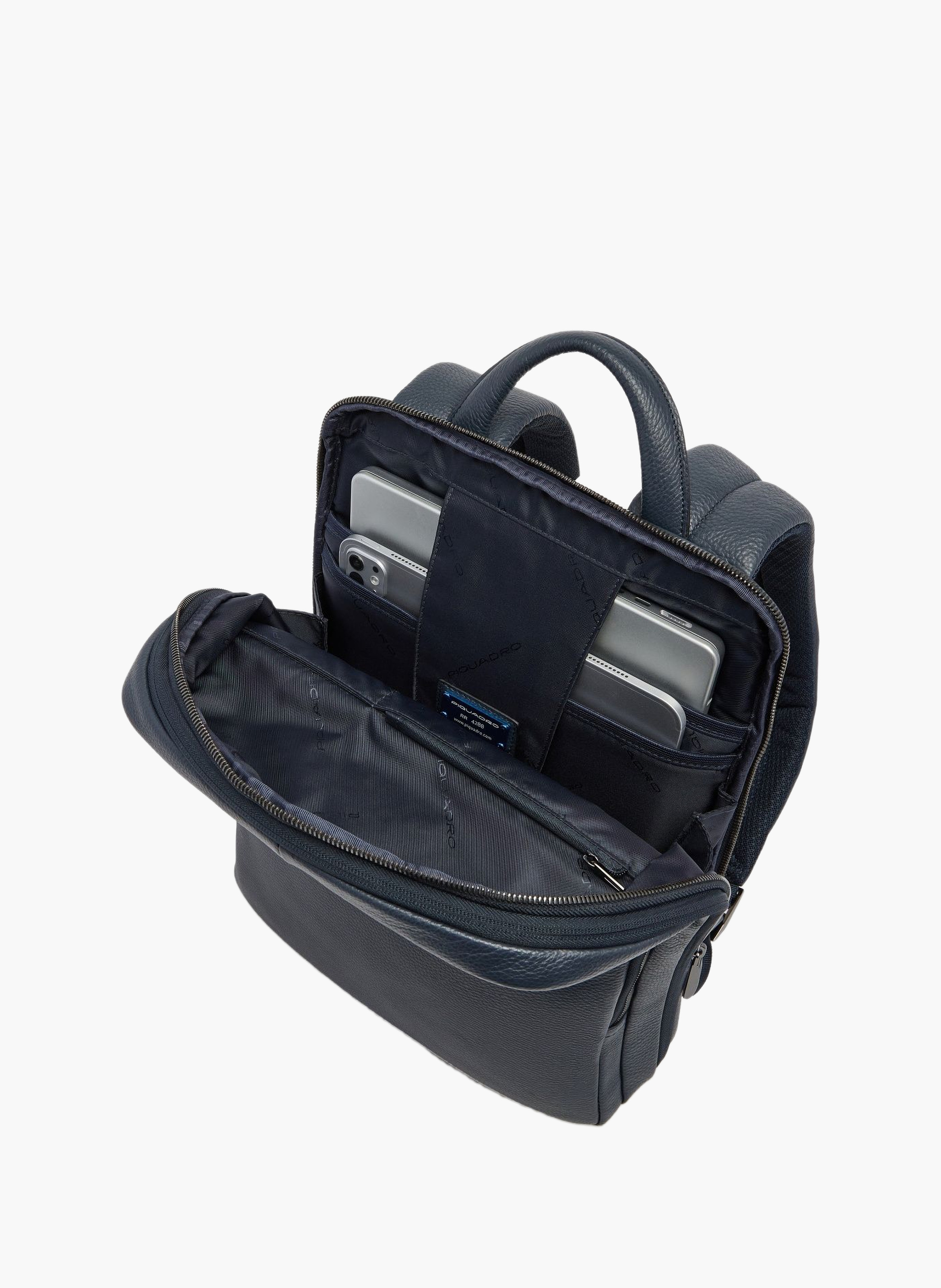 Sac à dos fin pour ordinateur 14" PIQUADRO Bleu