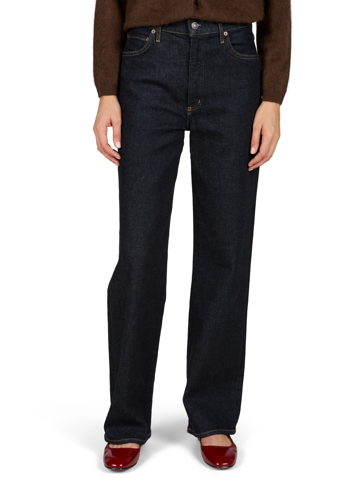 Harper straight leg jeans in mixed cotton AGOLDE Blue