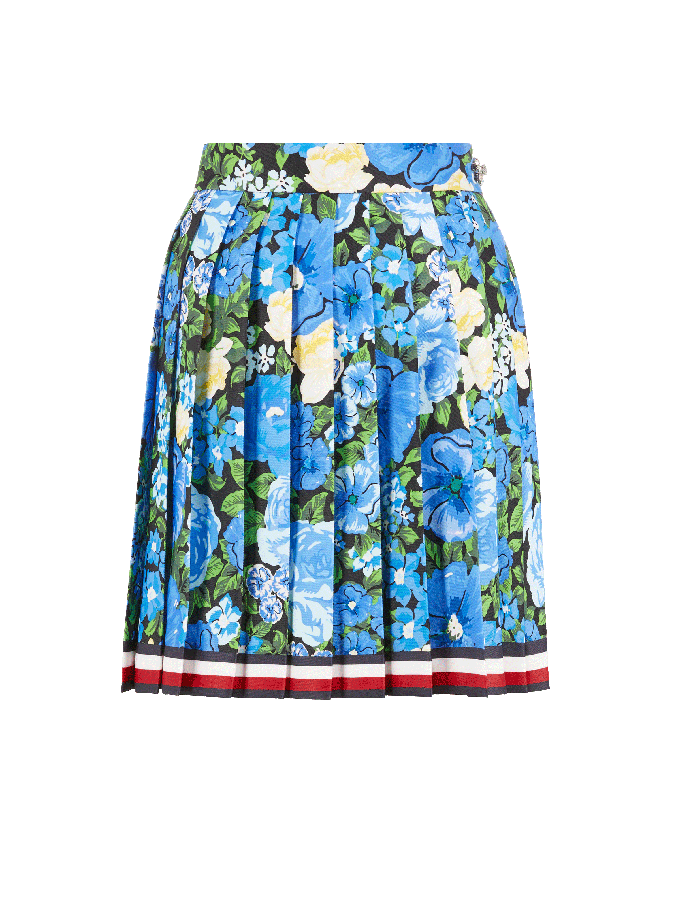 Jupe plissée avec imprimé x Richard Quinn TOMMY HILFIGER Bleu