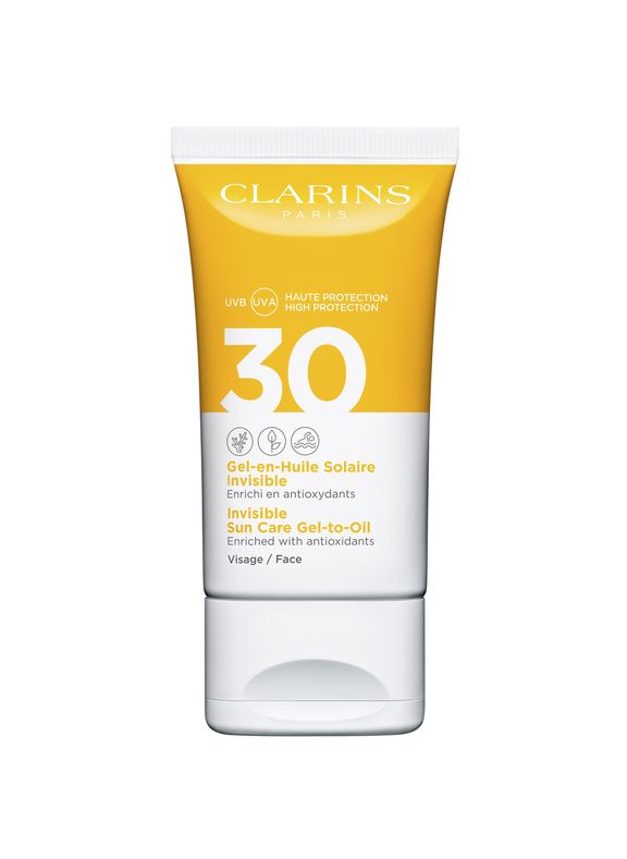CLARINS Gel en huile Solaire invisible UVA/UVB 30 