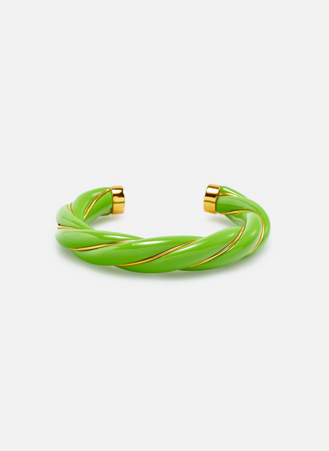 Green bangle braceletAURELIE BIDERMANN 