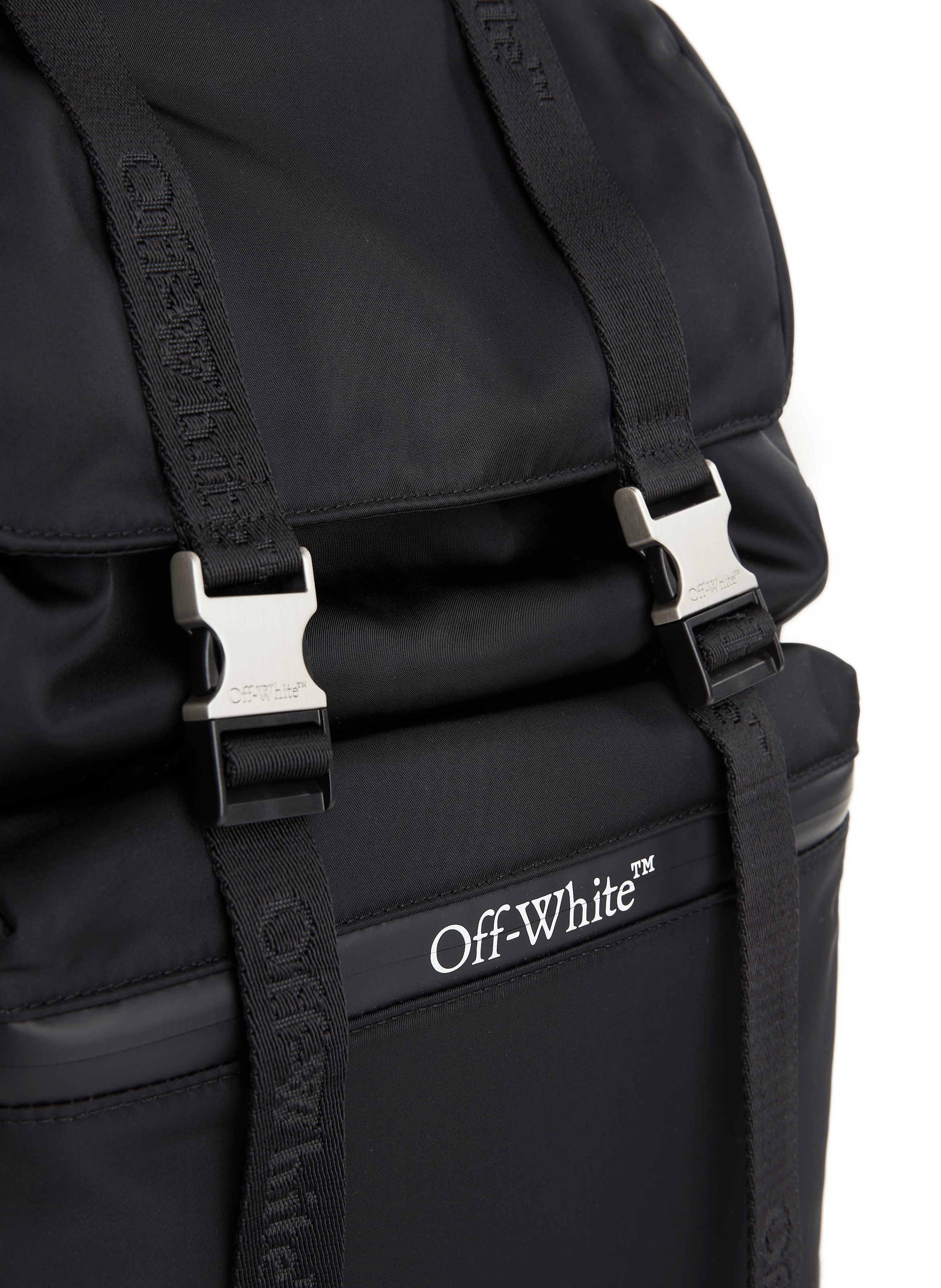 Logo backpack OFF-WHITE Black