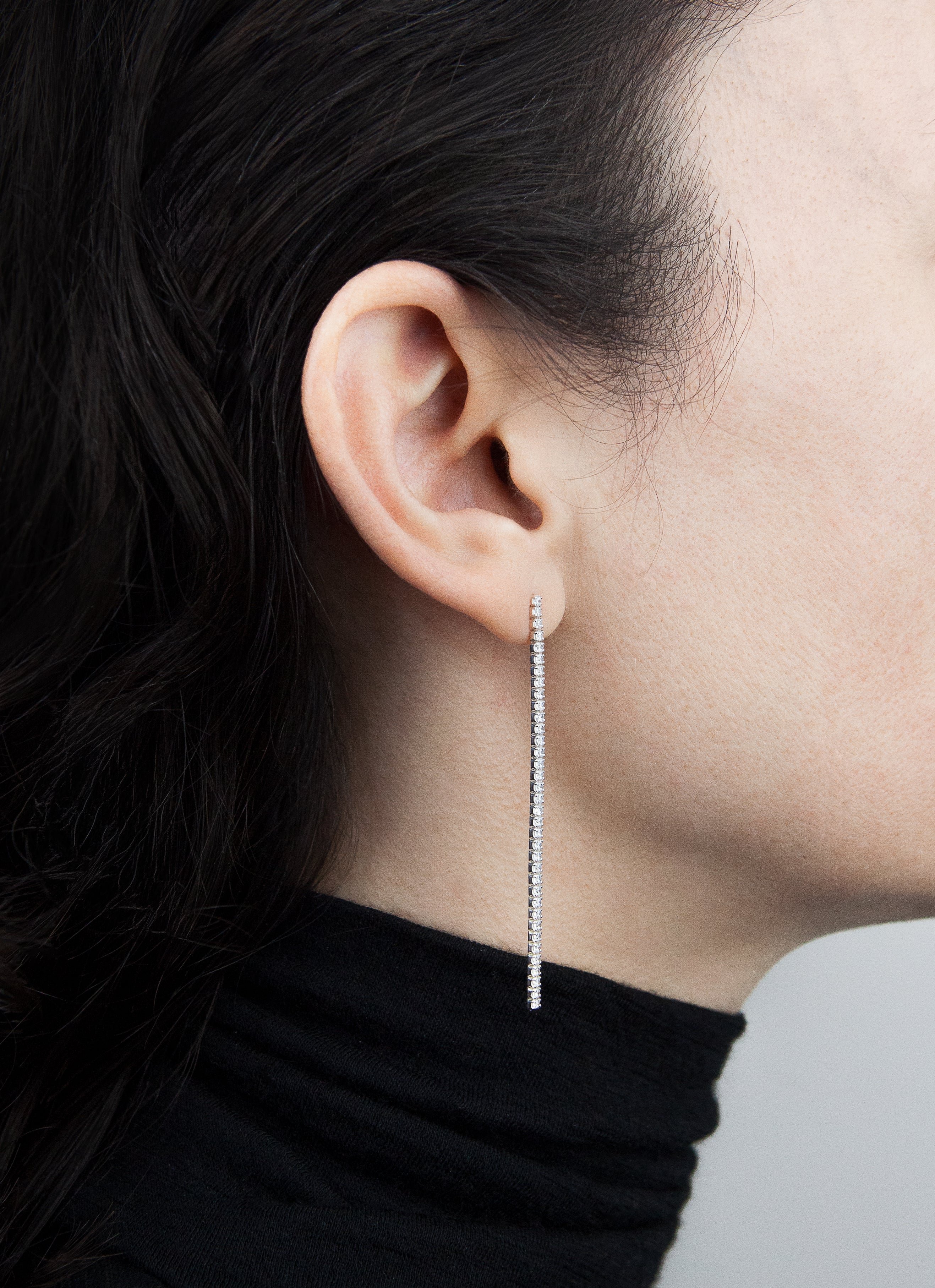 Boucles d'oreille river argent 925 ANNA SOTTILOTTA Argent