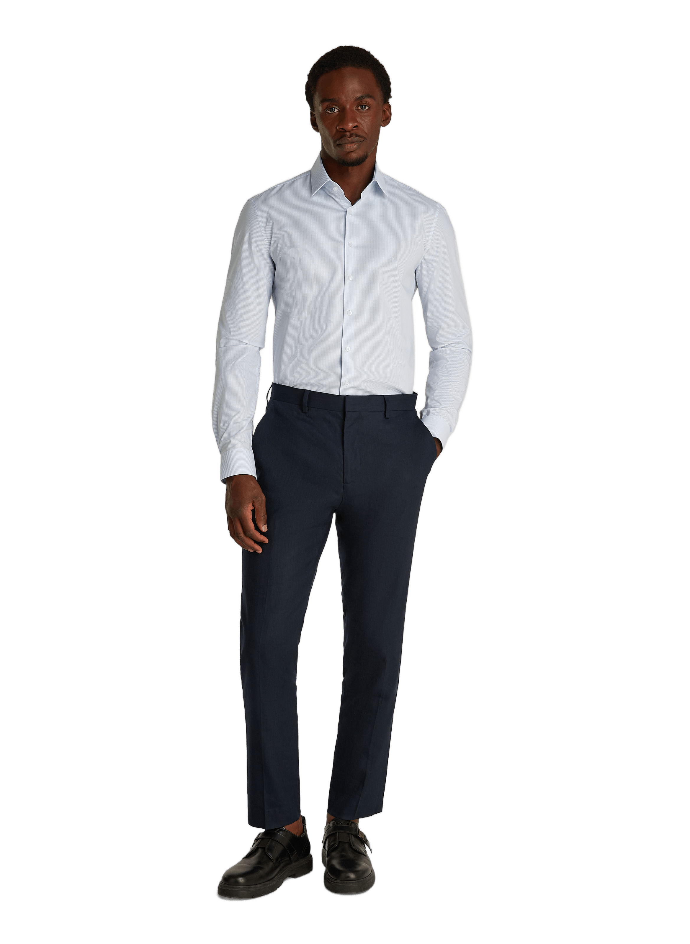 Chemise à rayures CALVIN KLEIN Bleu